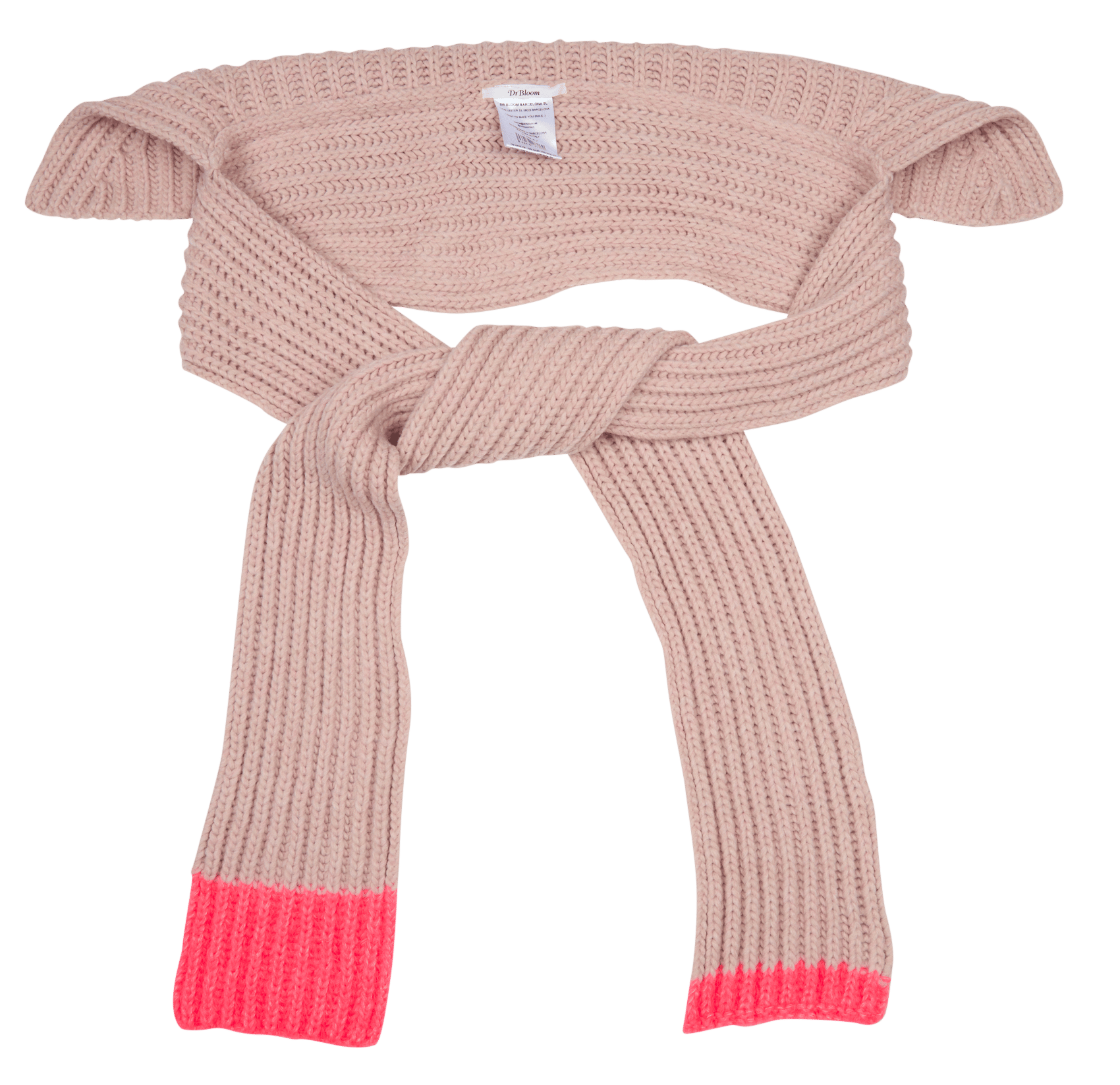 Knitted scarf DR BLOOM Beige