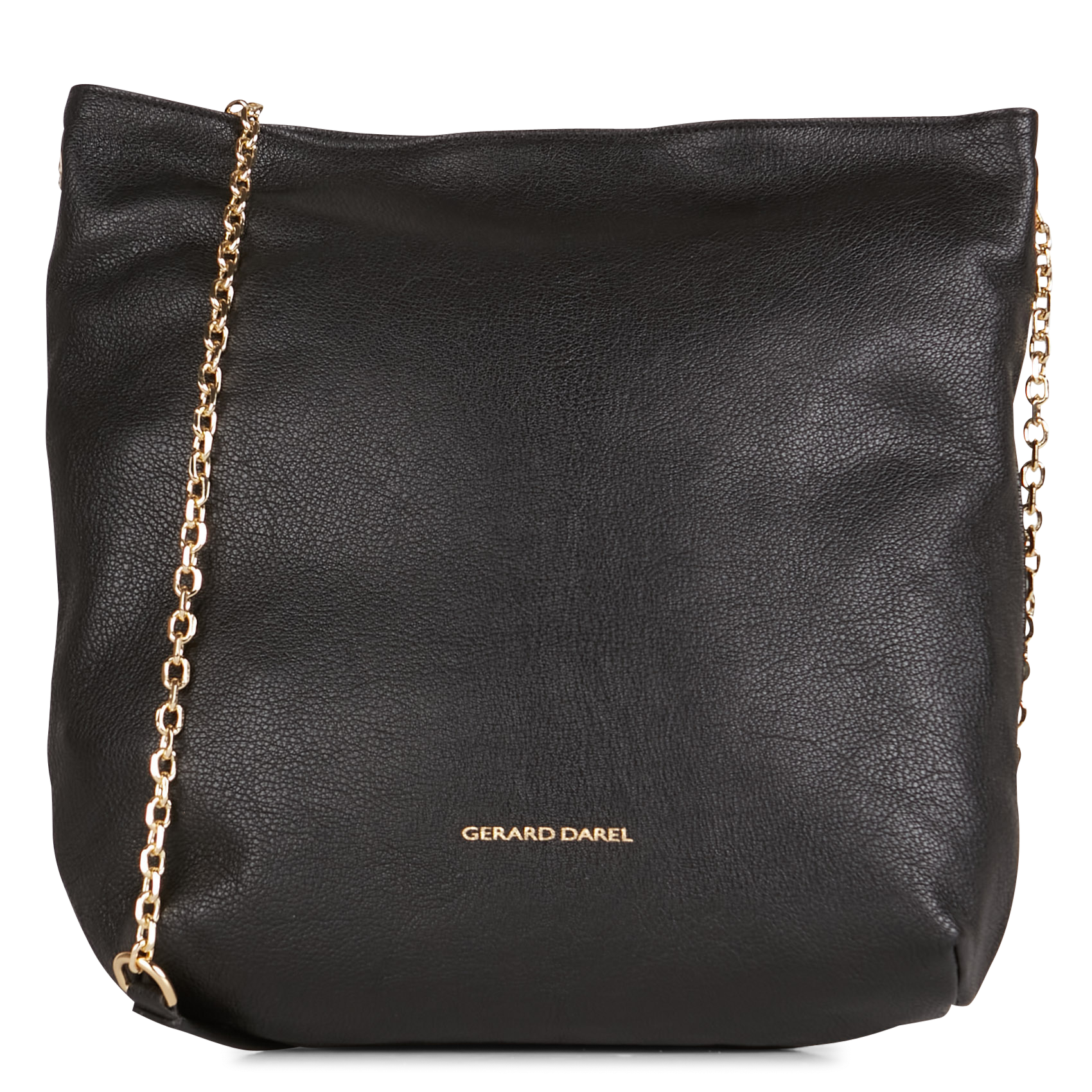 Sac porté épaule en cuir GERARD DAREL Noir