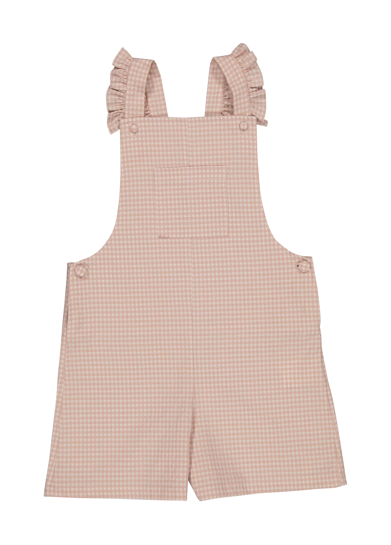 Salopette vichy en coton mélangé PETITE LUCETTE Rose