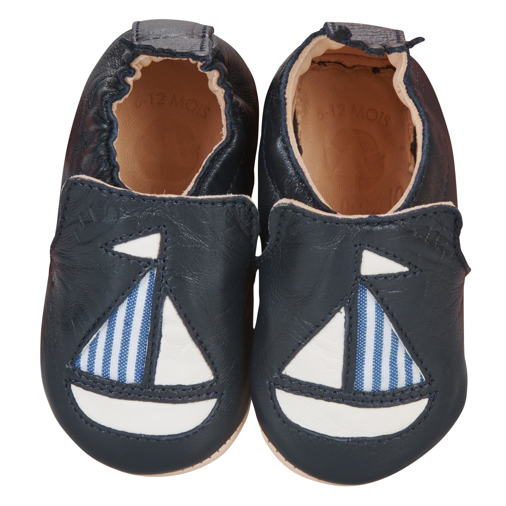 Chaussons en cuir EASY PEASY Bleu