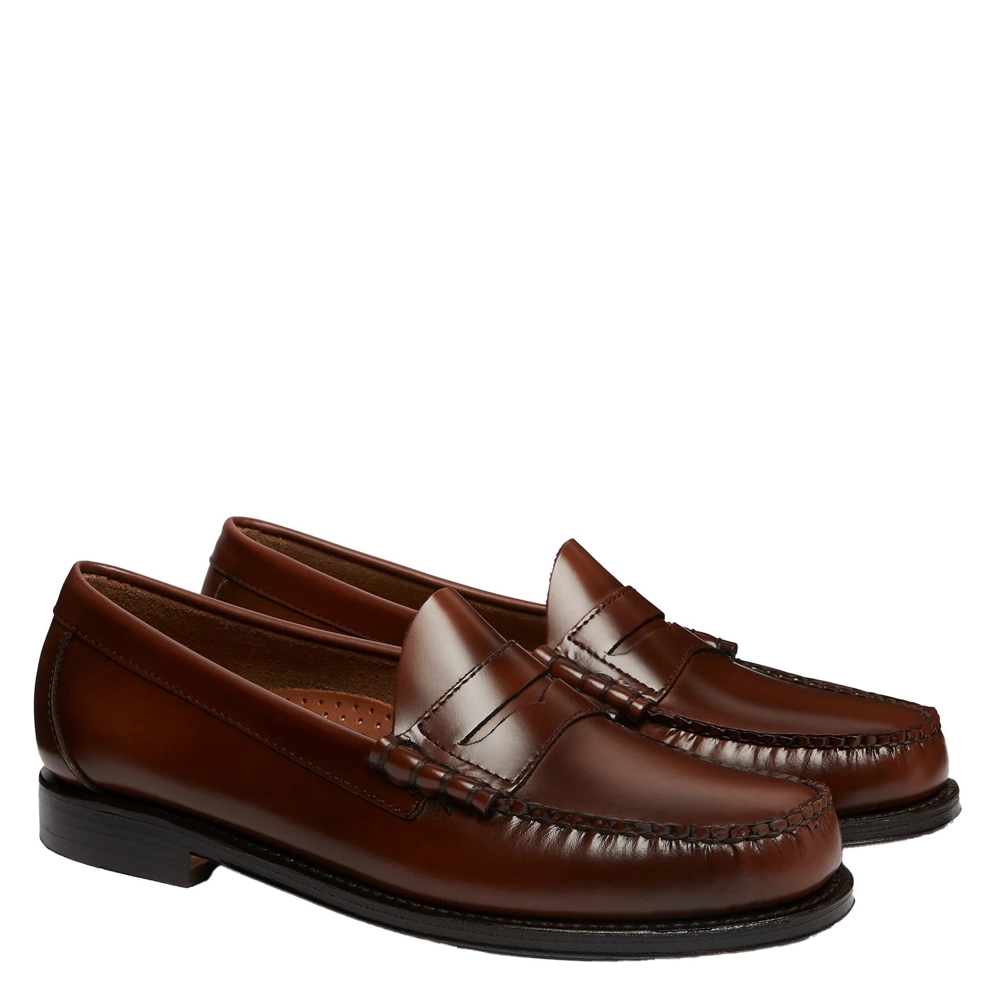 Mocassins en cuir GH BASS Marron