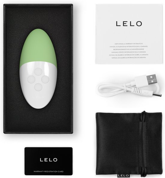 Clitoral stimulator activated by sound, lelo siri 3 LELO Pistachio cream