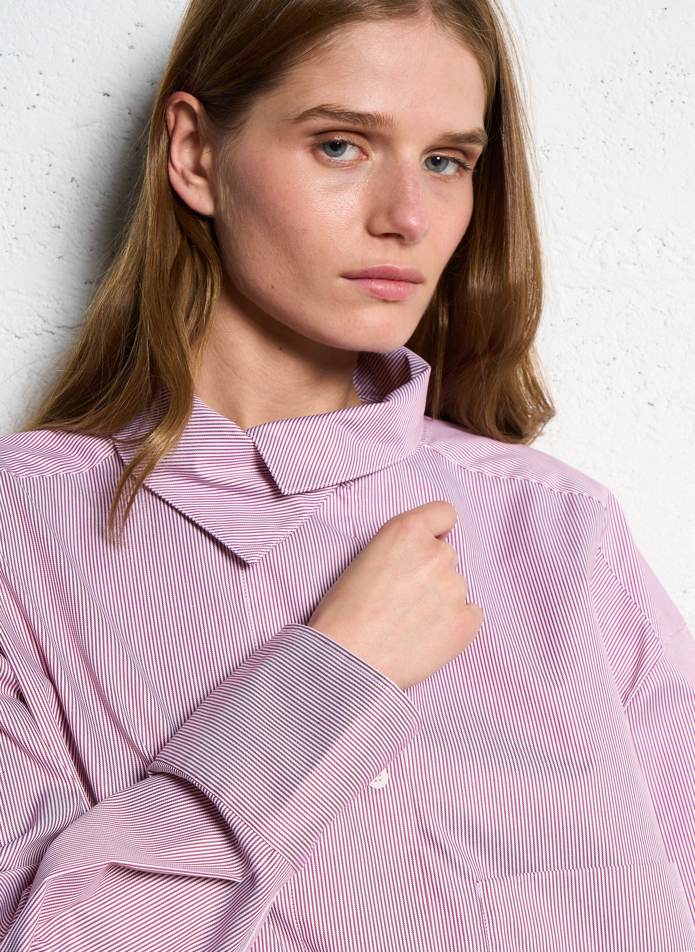 Celena striped cotton oversized shirt MARGAUX LONNBERG Multicolored