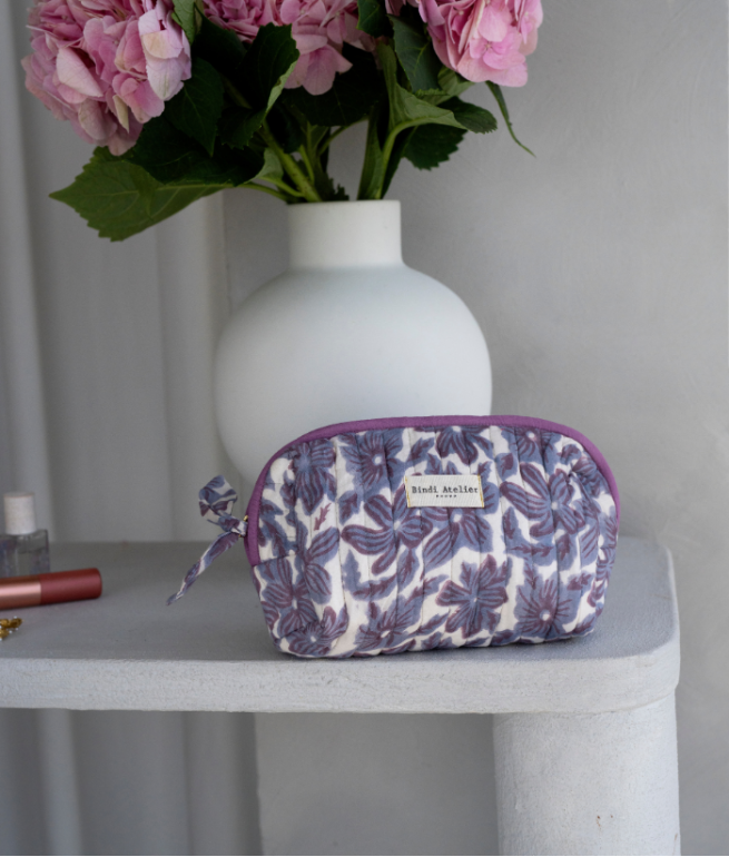 Make-up bag BINDI ATELIER Purple