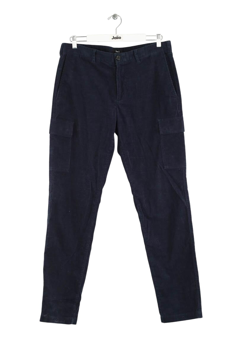 Cotton pants THEORY - Seconde Main Blue
