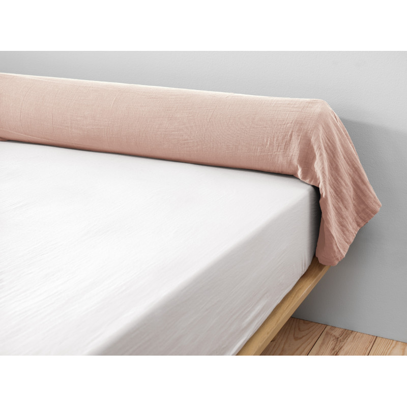 100% Pure Cotton Bolster Pillowcase  Guimauve
