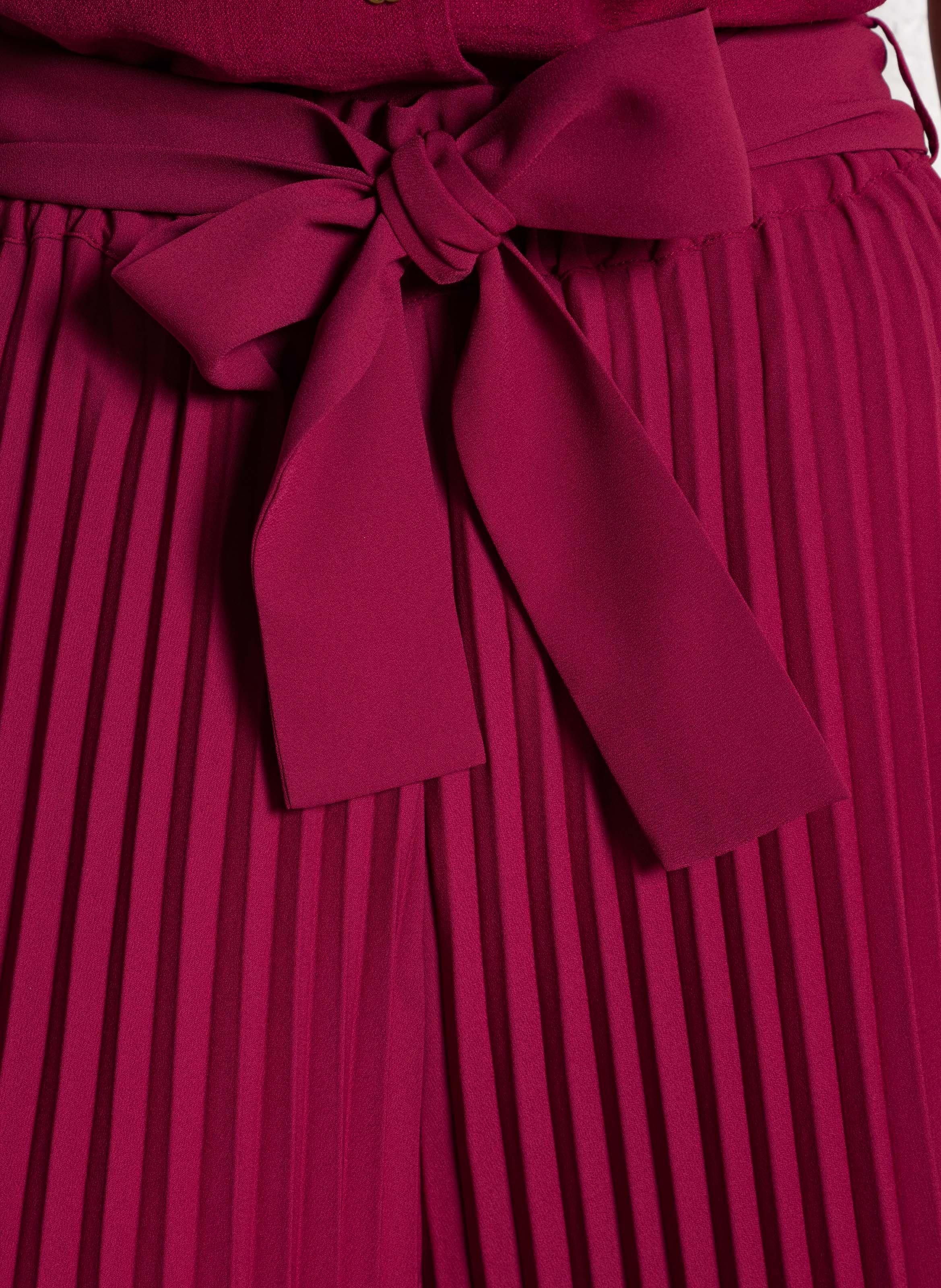 Pleated wide pants I CODE Pink