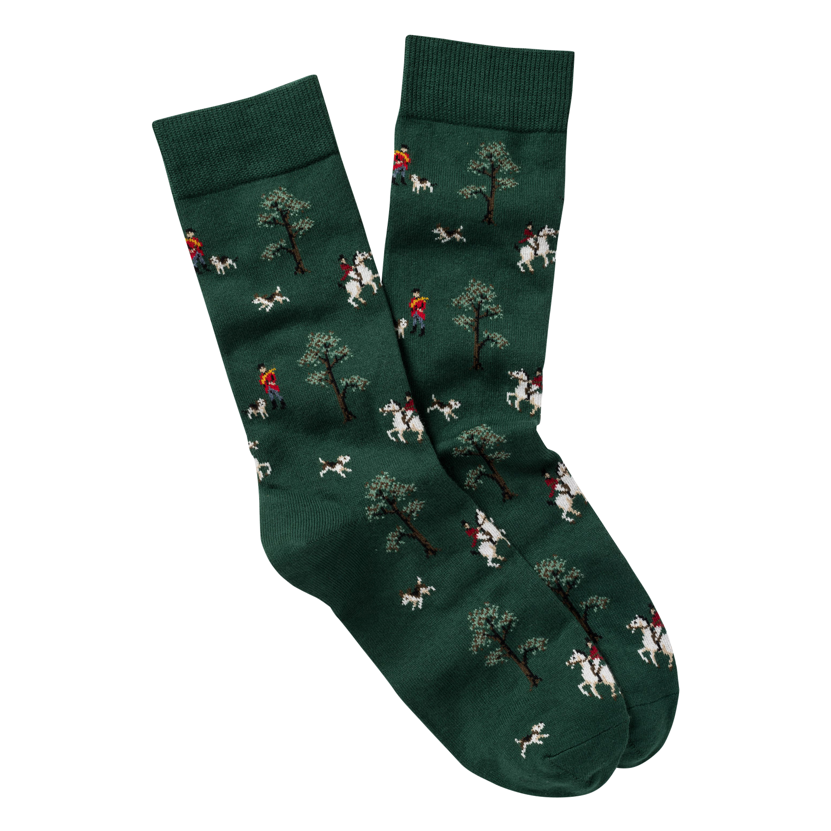 Katoenen sokken met logo ROYALTIES Groen