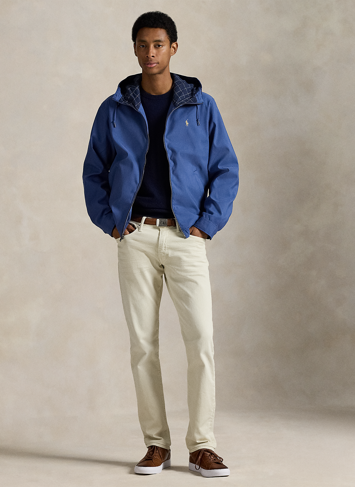 Blouson à capuche POLO RALPH LAUREN Bleu