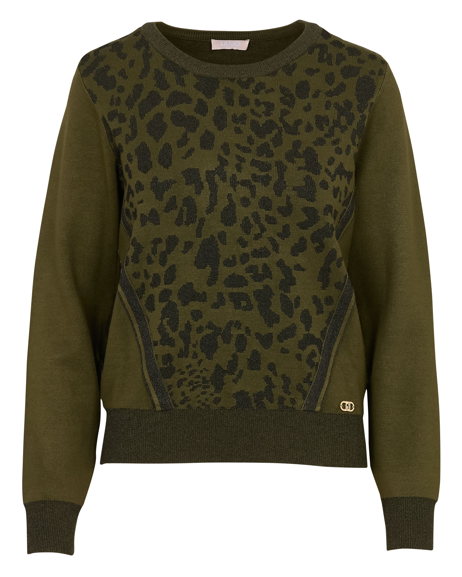 Jacquard trui Chat LIU JO Groen