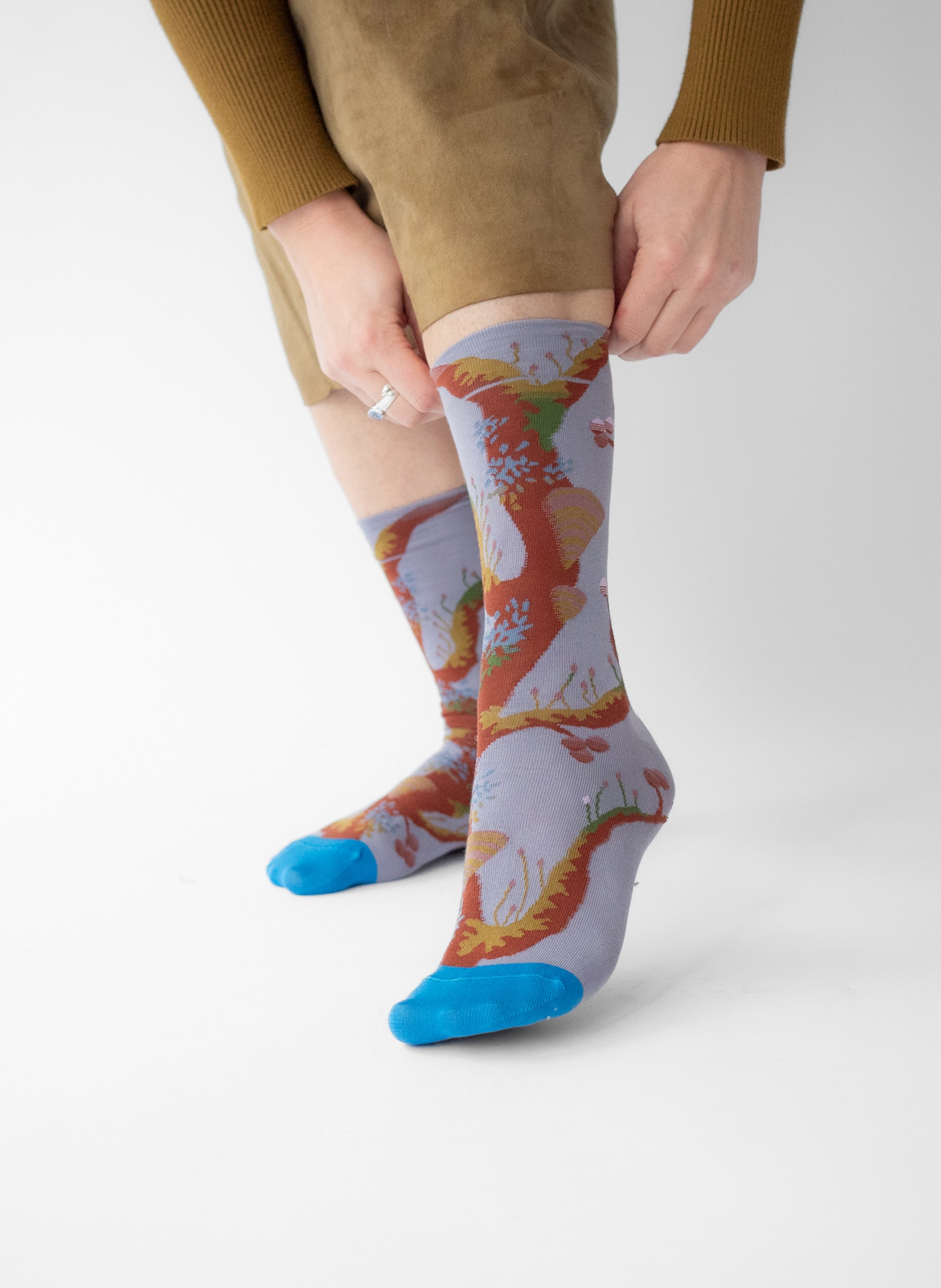 Chaussettes en coton mélangé imprimé BONNE MAISON Multicolore