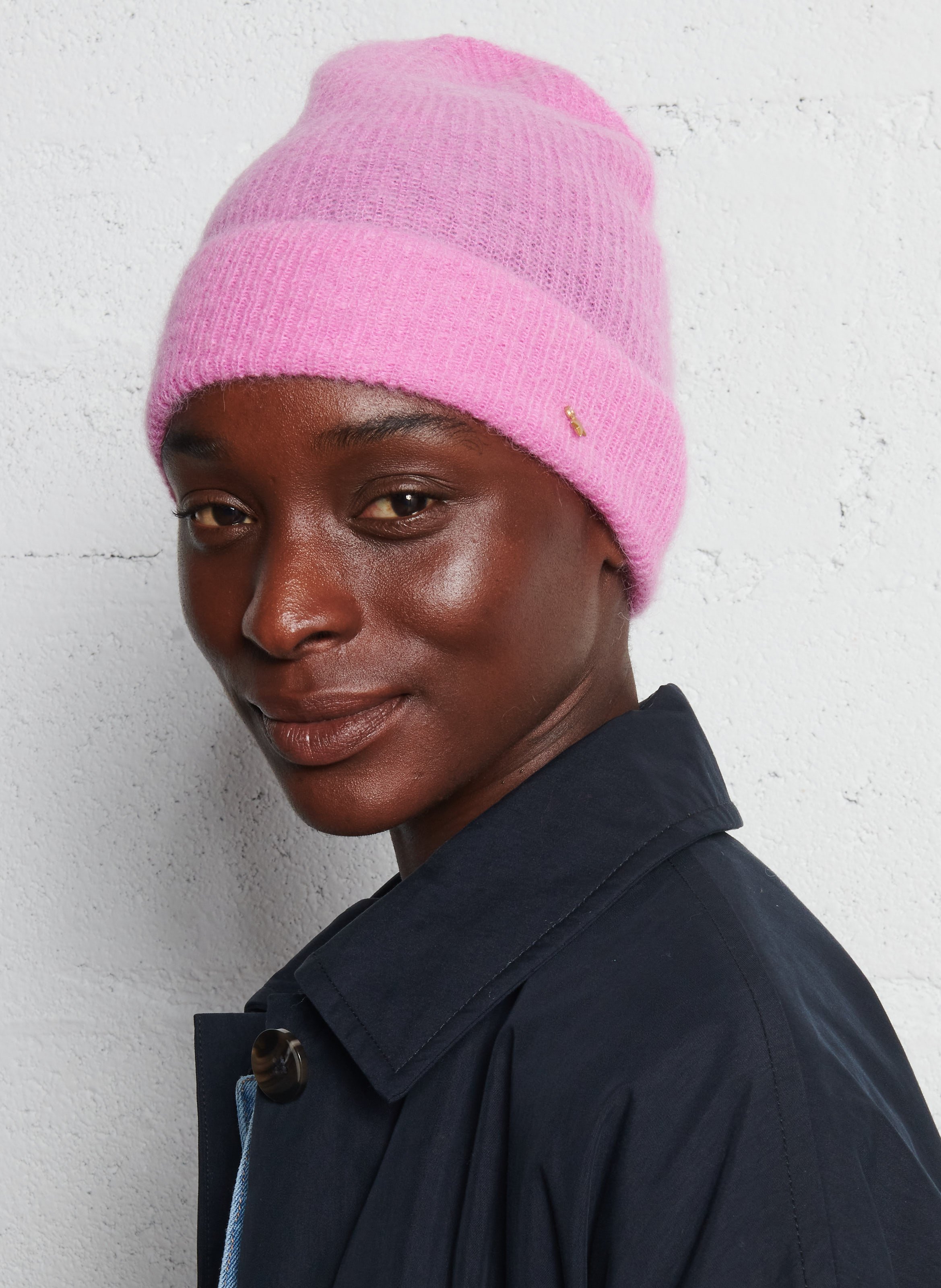 Effen muts van gemengde wol DES PETITS HAUTS