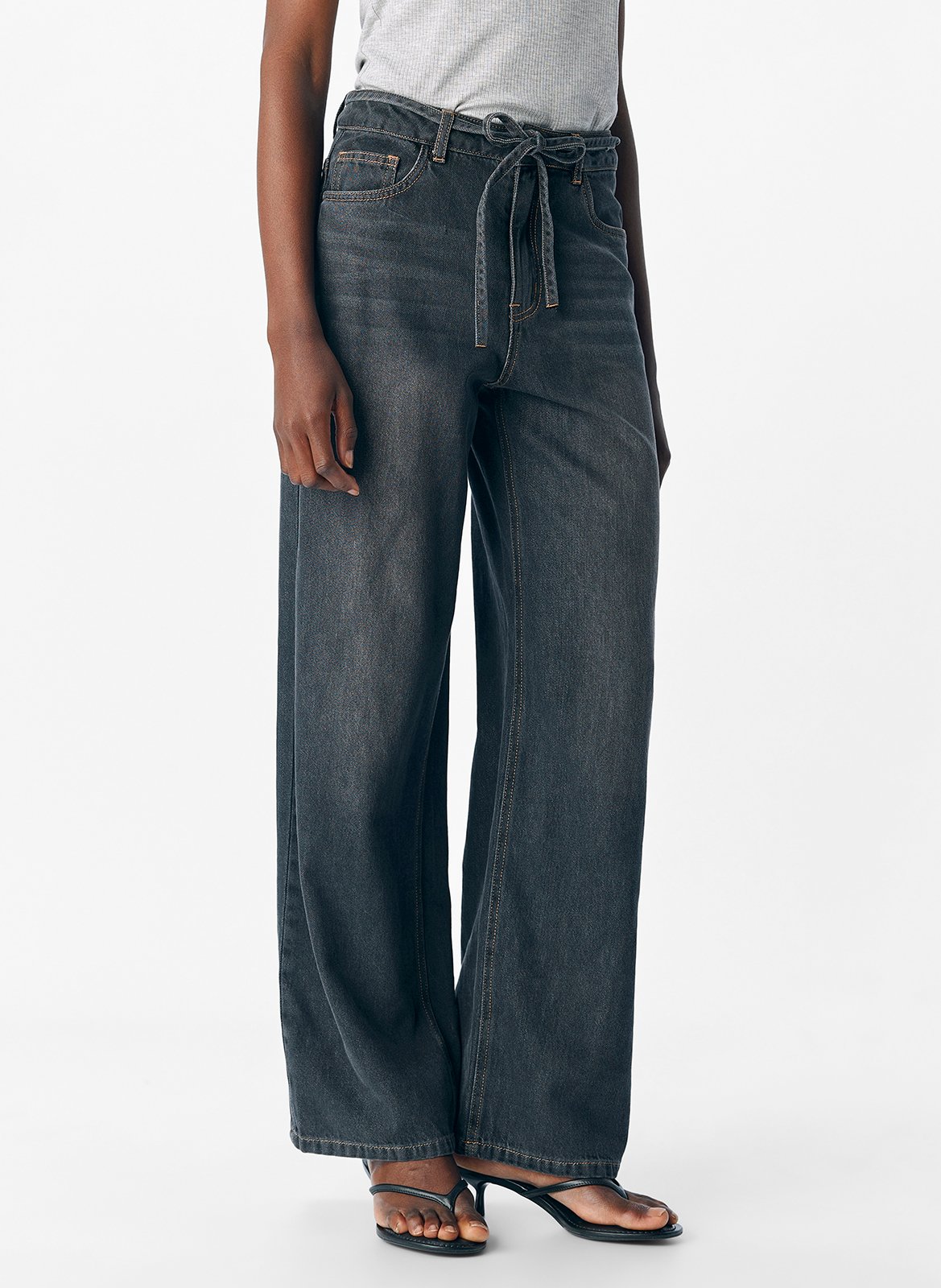 Jean large  OBJECT Gris