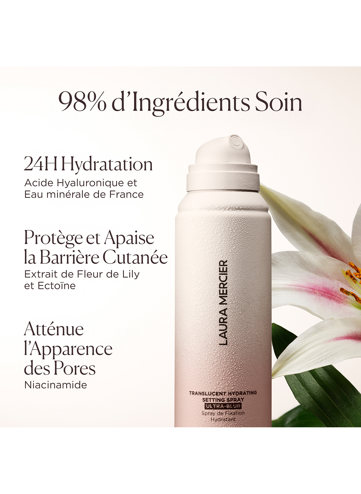 ULTRA BLUR SETTING SPRAY LAURA MERCIER No color