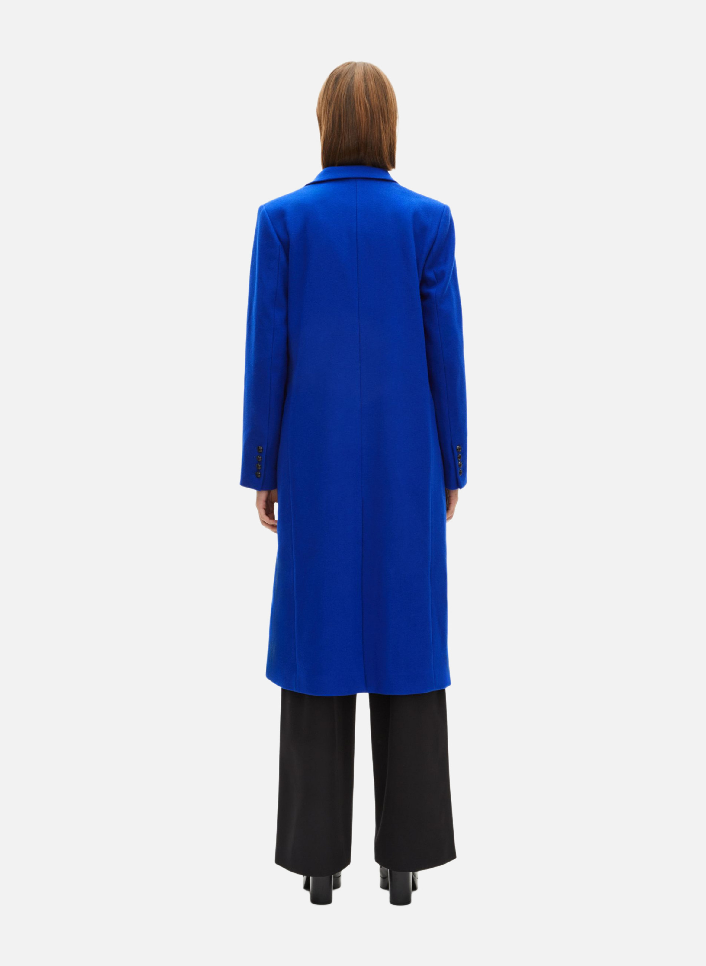 Long crossed coat Blue