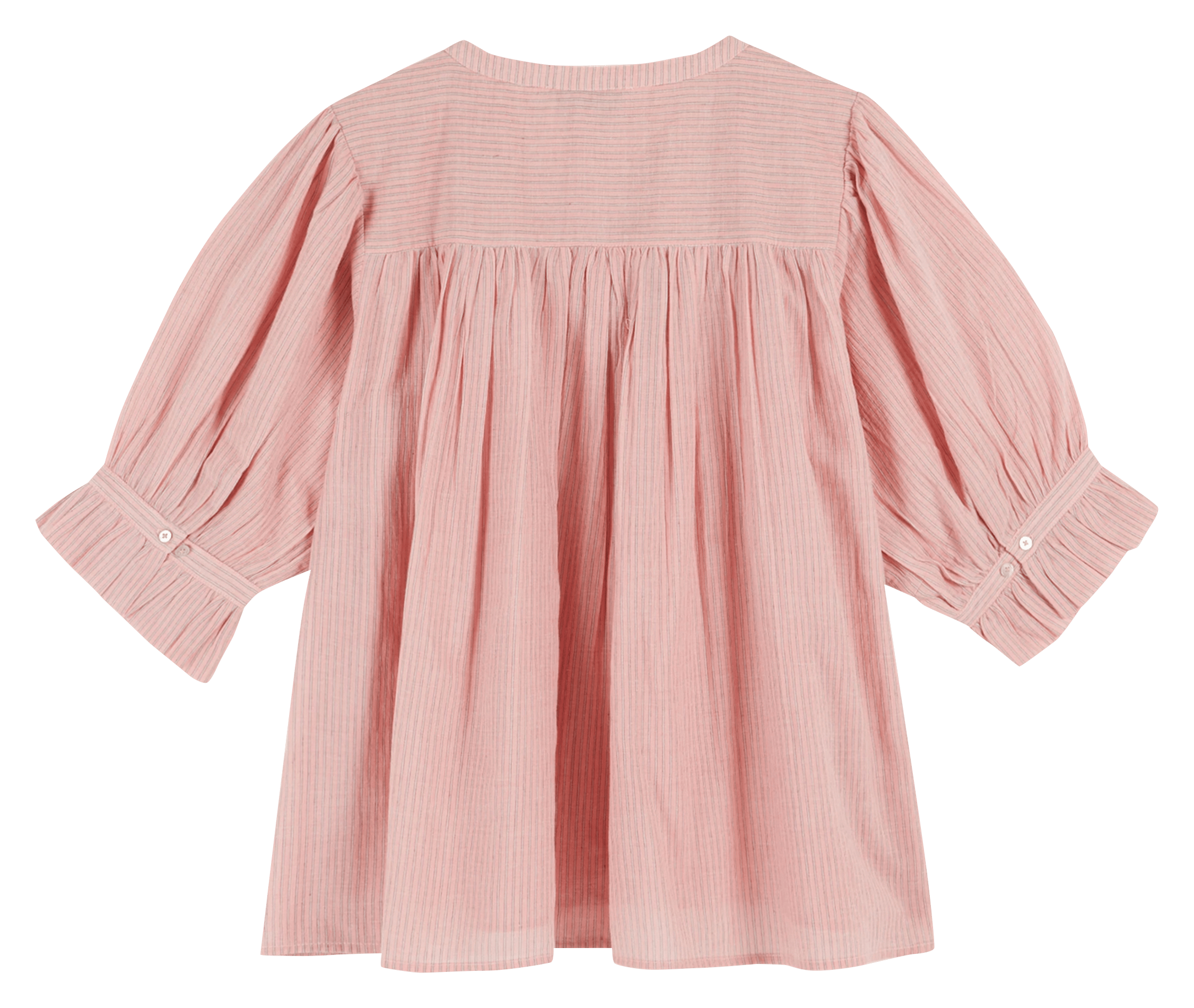 Katoenen blouse met ronde hals EMILE ET IDA Roze