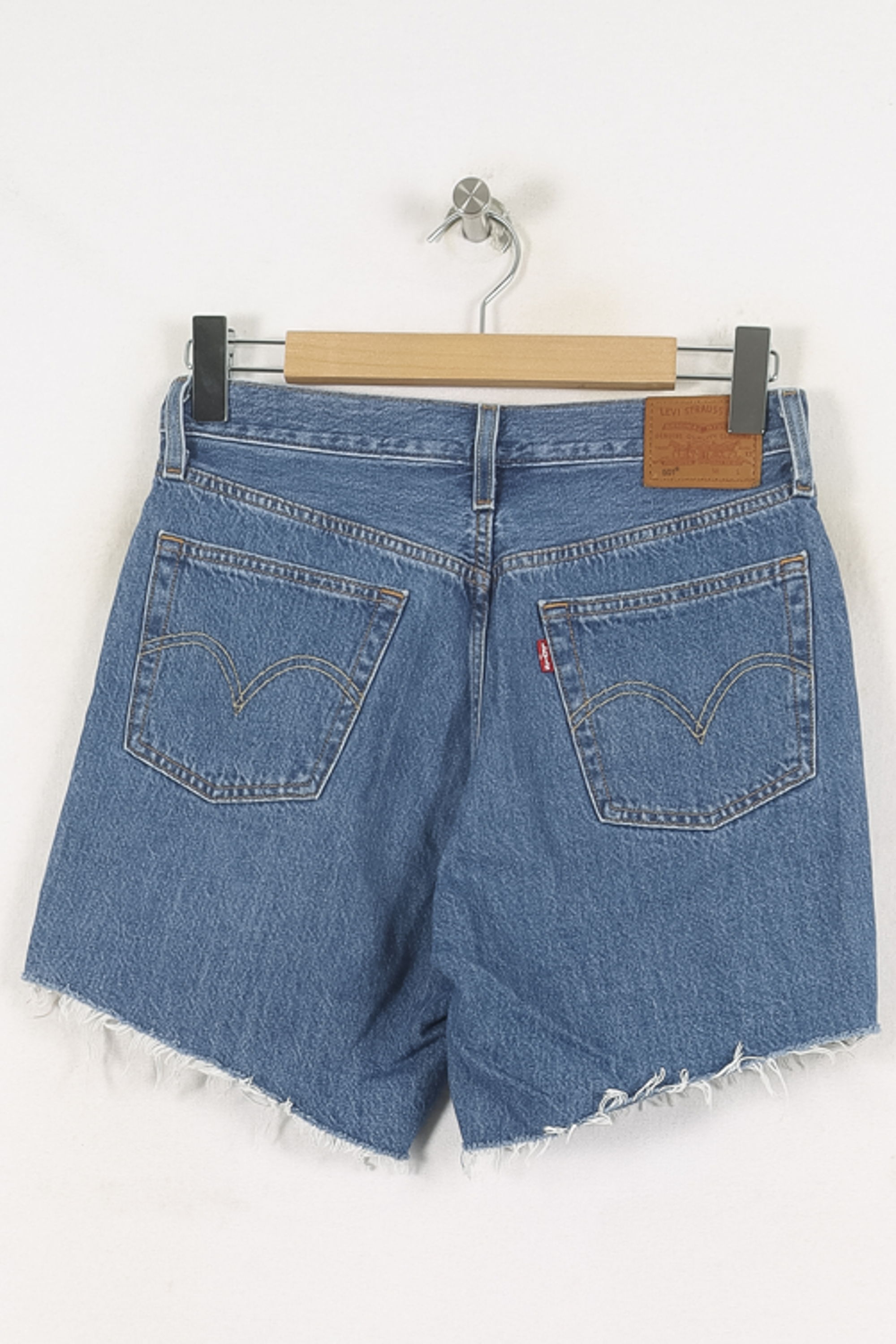 Alessia stretch cotton denim shorts LEVI'S - Seconde main Blue