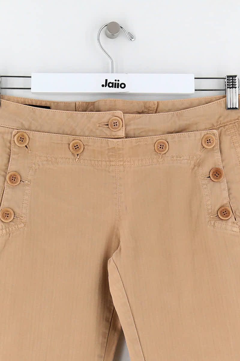 Boot-cut jeans JEAN PAUL GAULTIER - SECONDE MAIN Beige