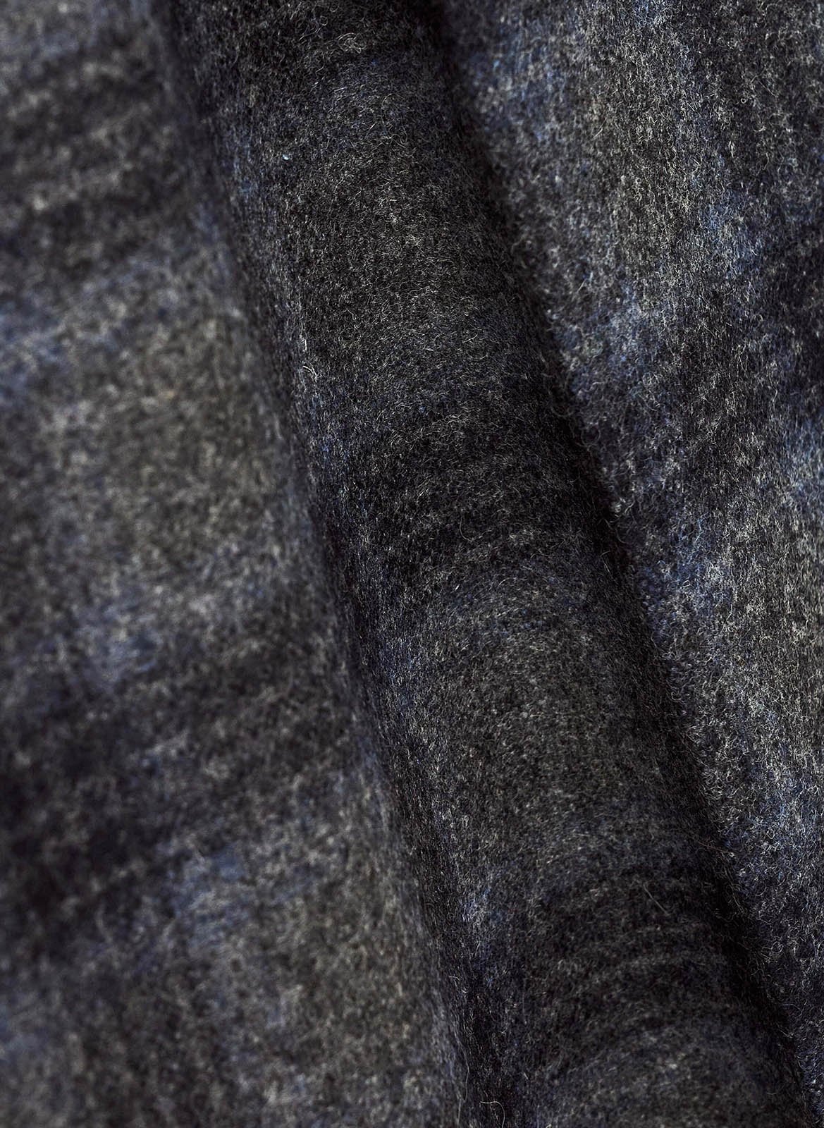 Straight-fit broek van wolmix BA&SH Blauw