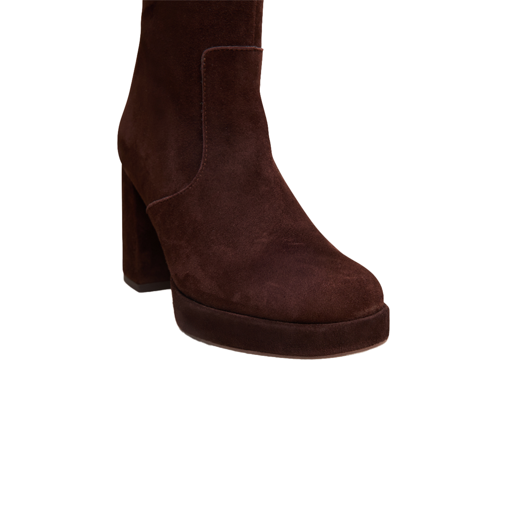Suede boots JONAK Brown