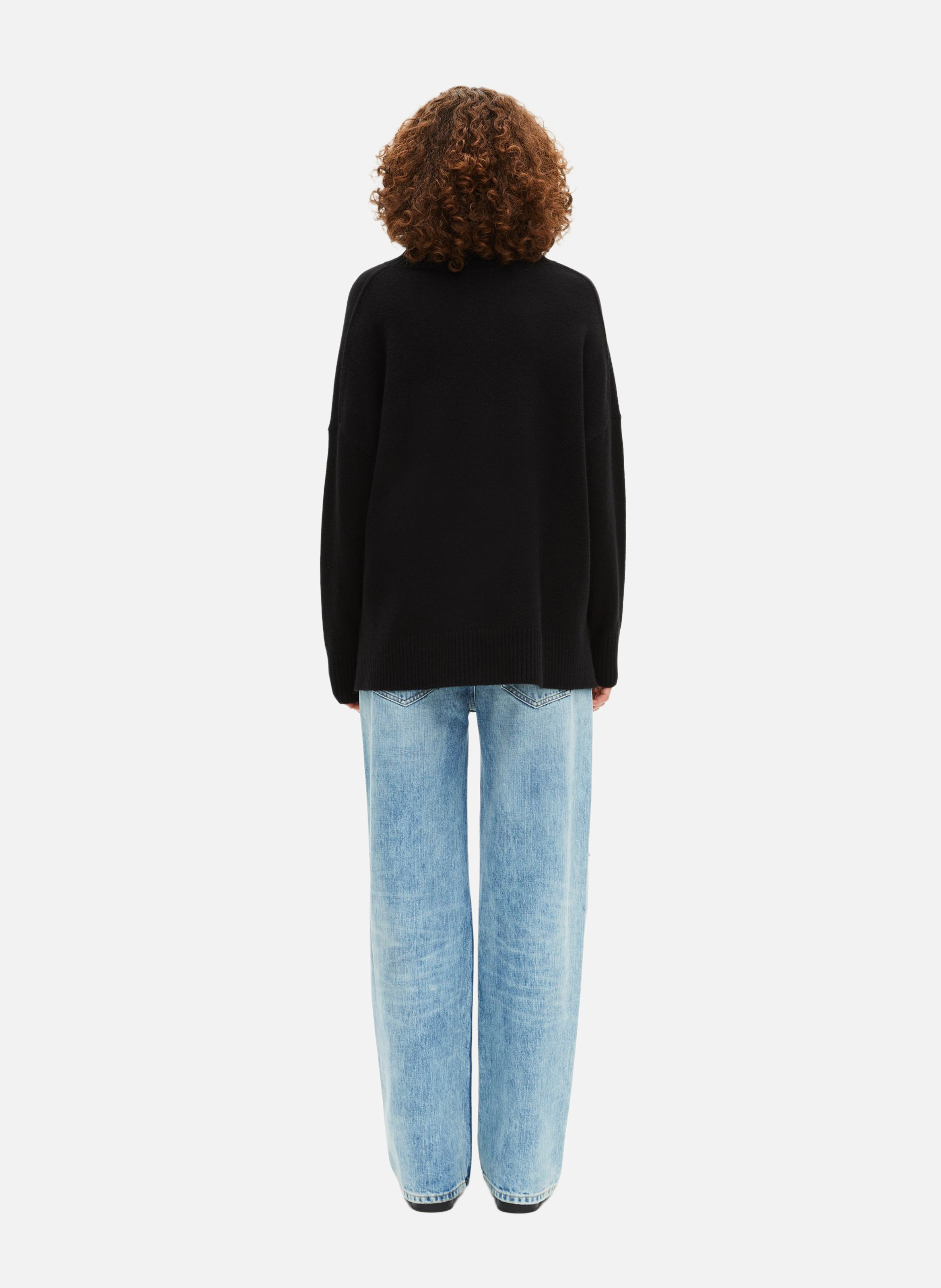Cashmere high-neck sweater THE KOOPLES Black