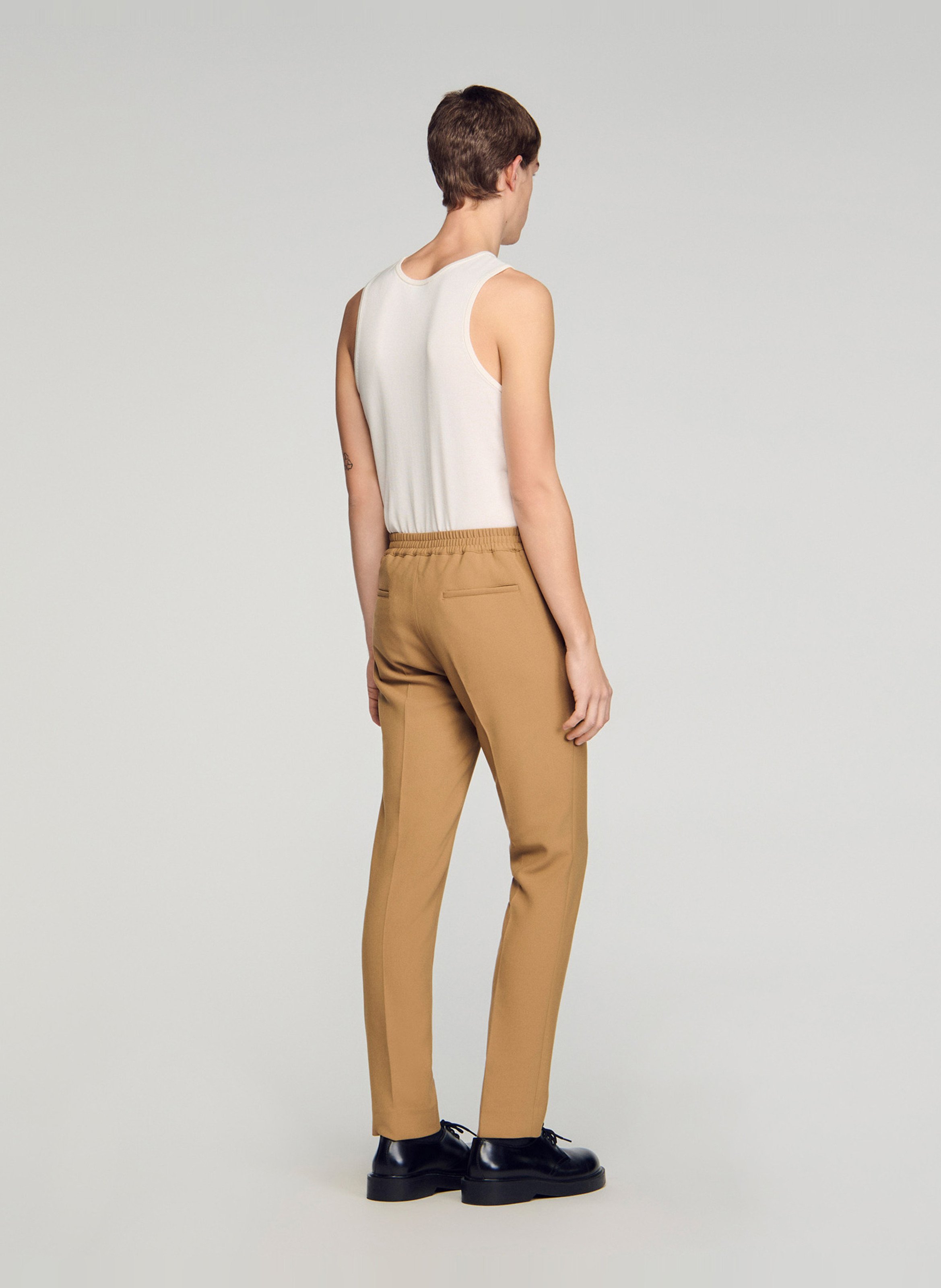 Pantalon droit  Beige