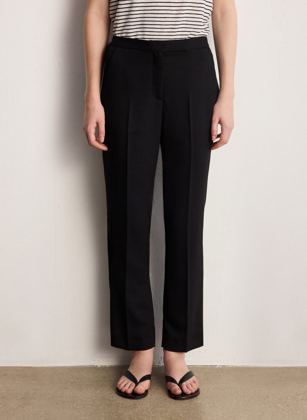 Bundfaltenhose PABLO Schwarz