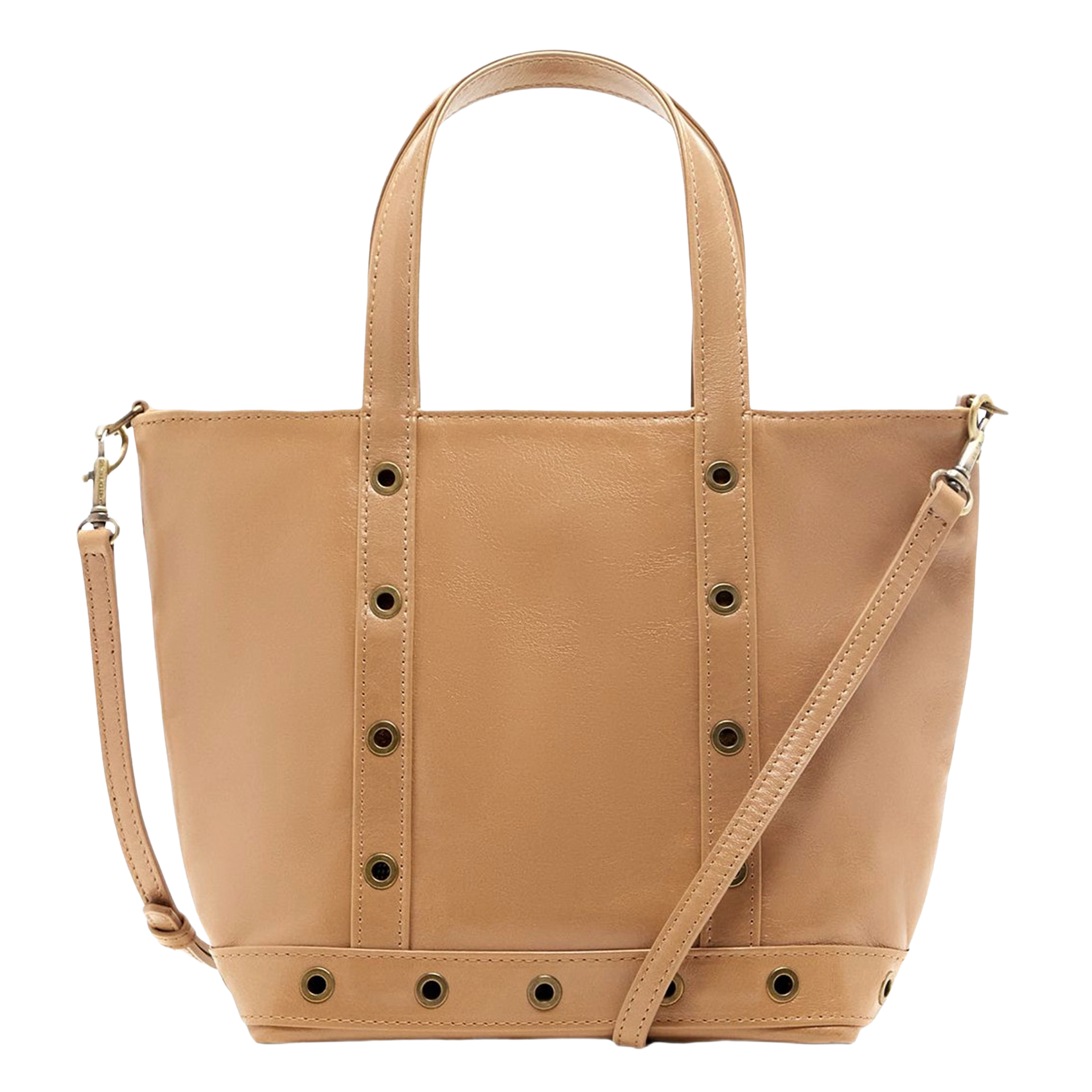 Billy L leather bag  CABAS S Macadamia