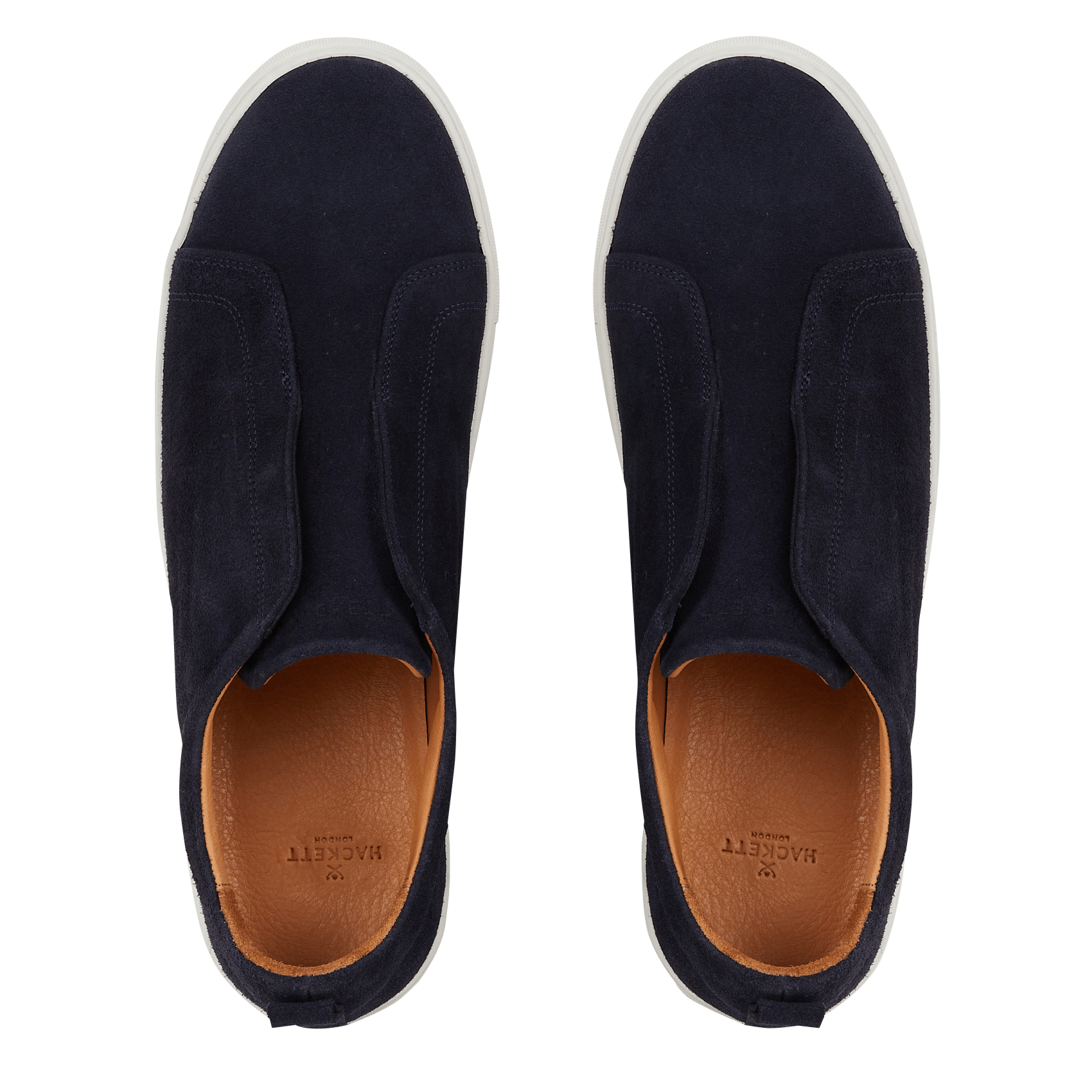 Stadtschuhe aus Wildleder HACKETT Blau