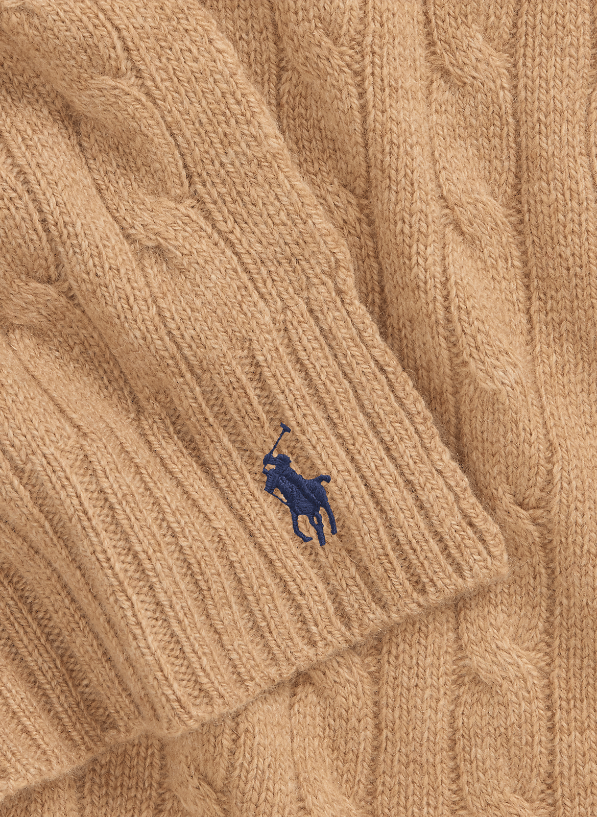 Scarf in blended wool and cashmere POLO RALPH LAUREN Beige