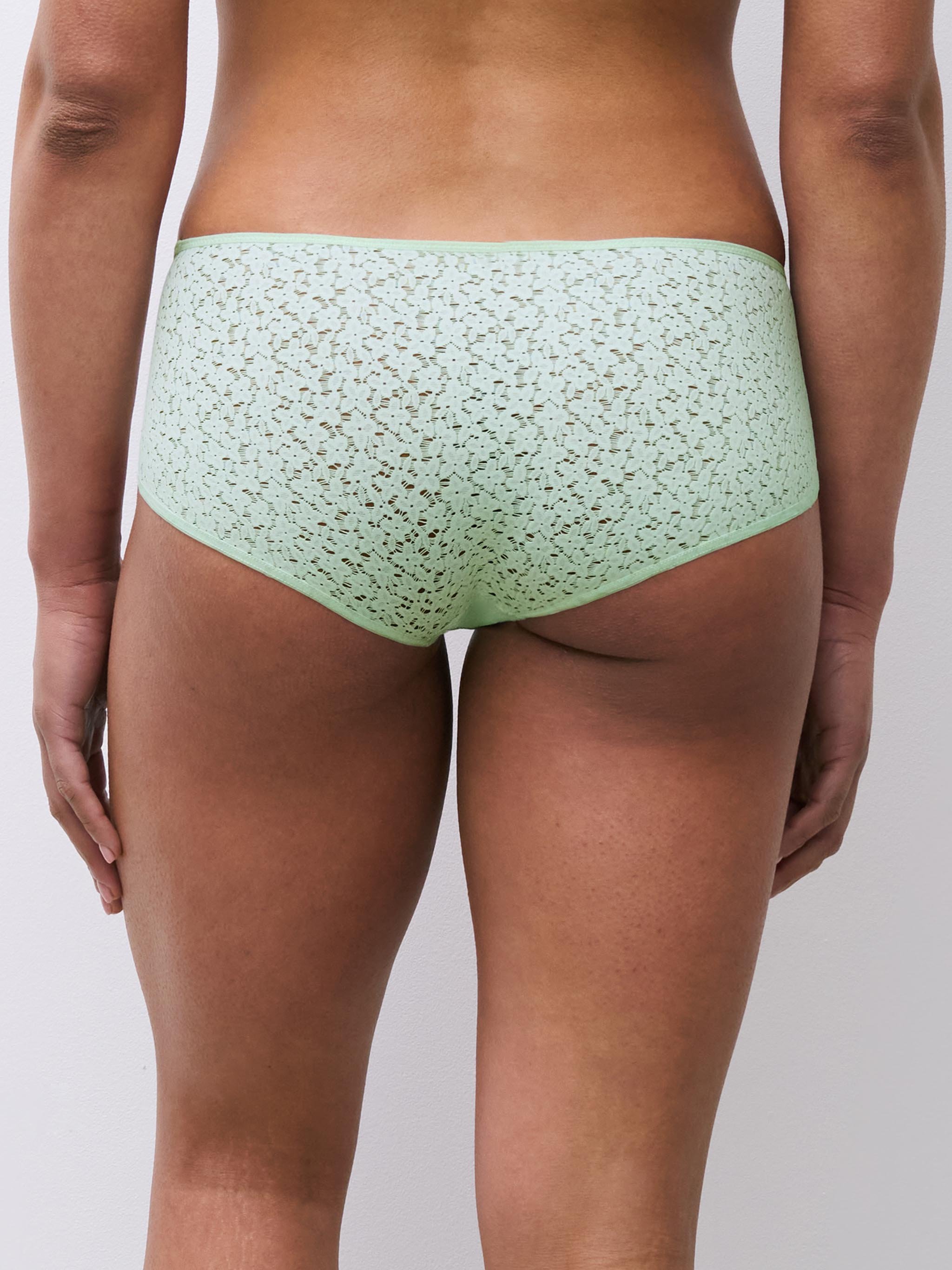 Lace boy shorts | Green CHANTELLE Women