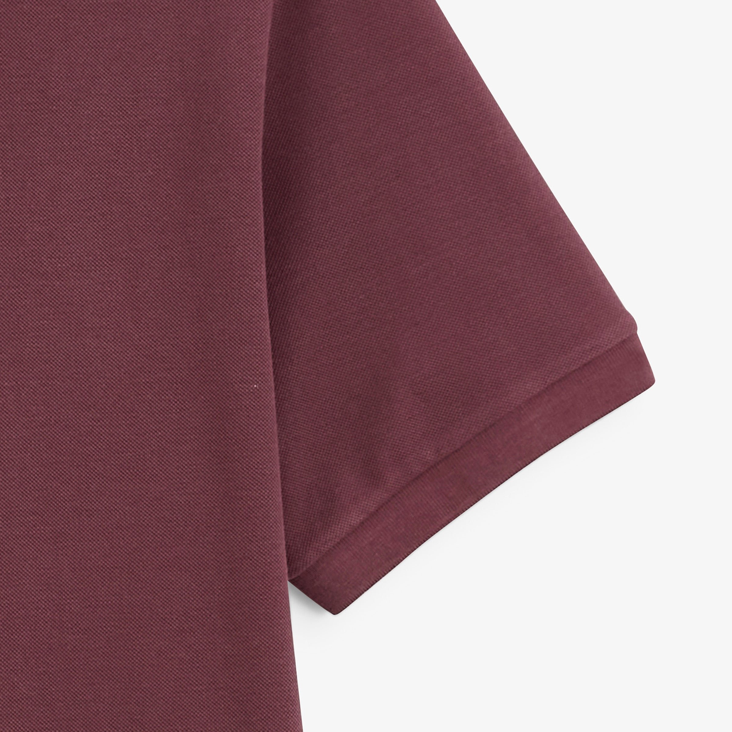 Short-sleeved cotton piqué polo SERGE BLANCO Red