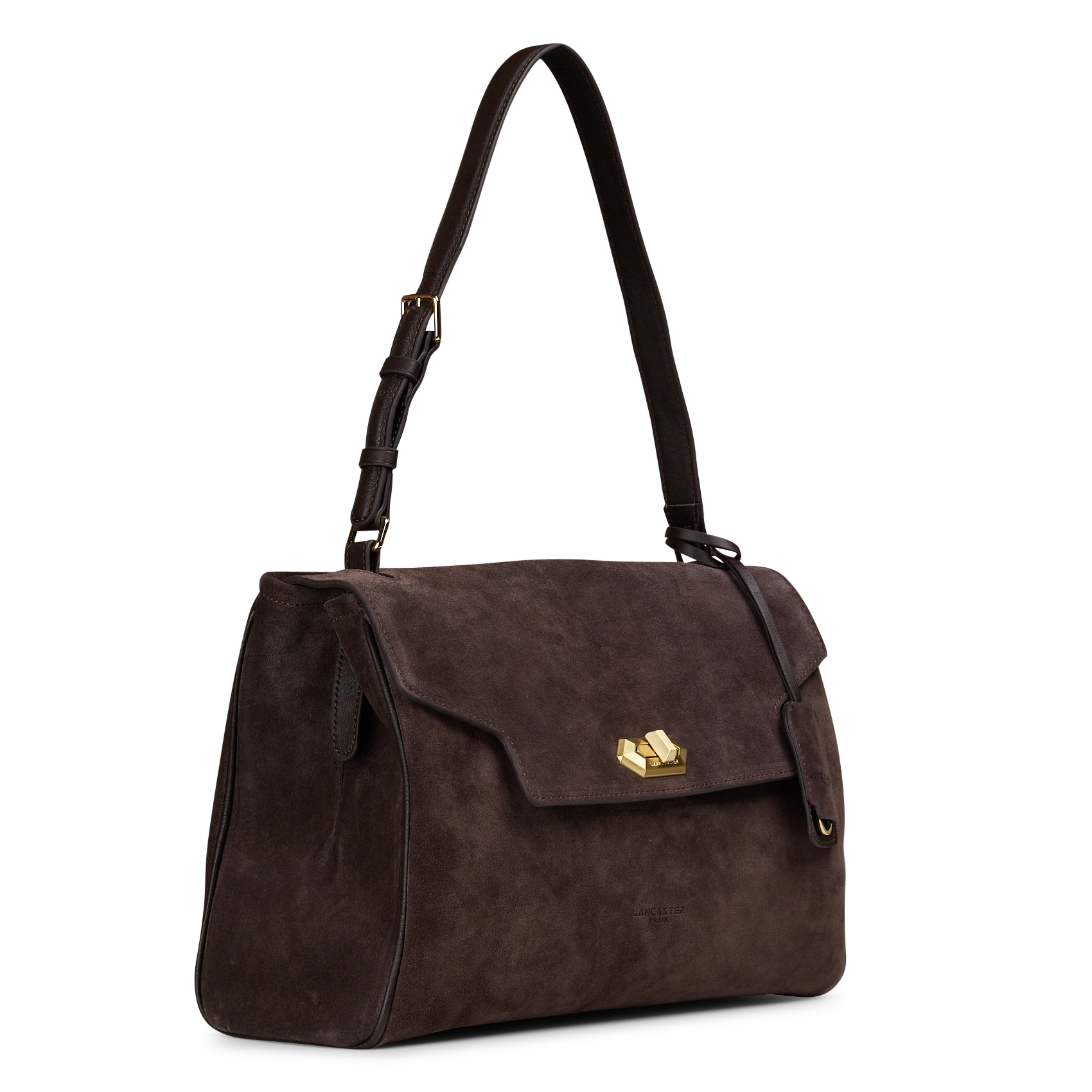 Suèdeleren handtas LANCASTER PARIS Bruin
