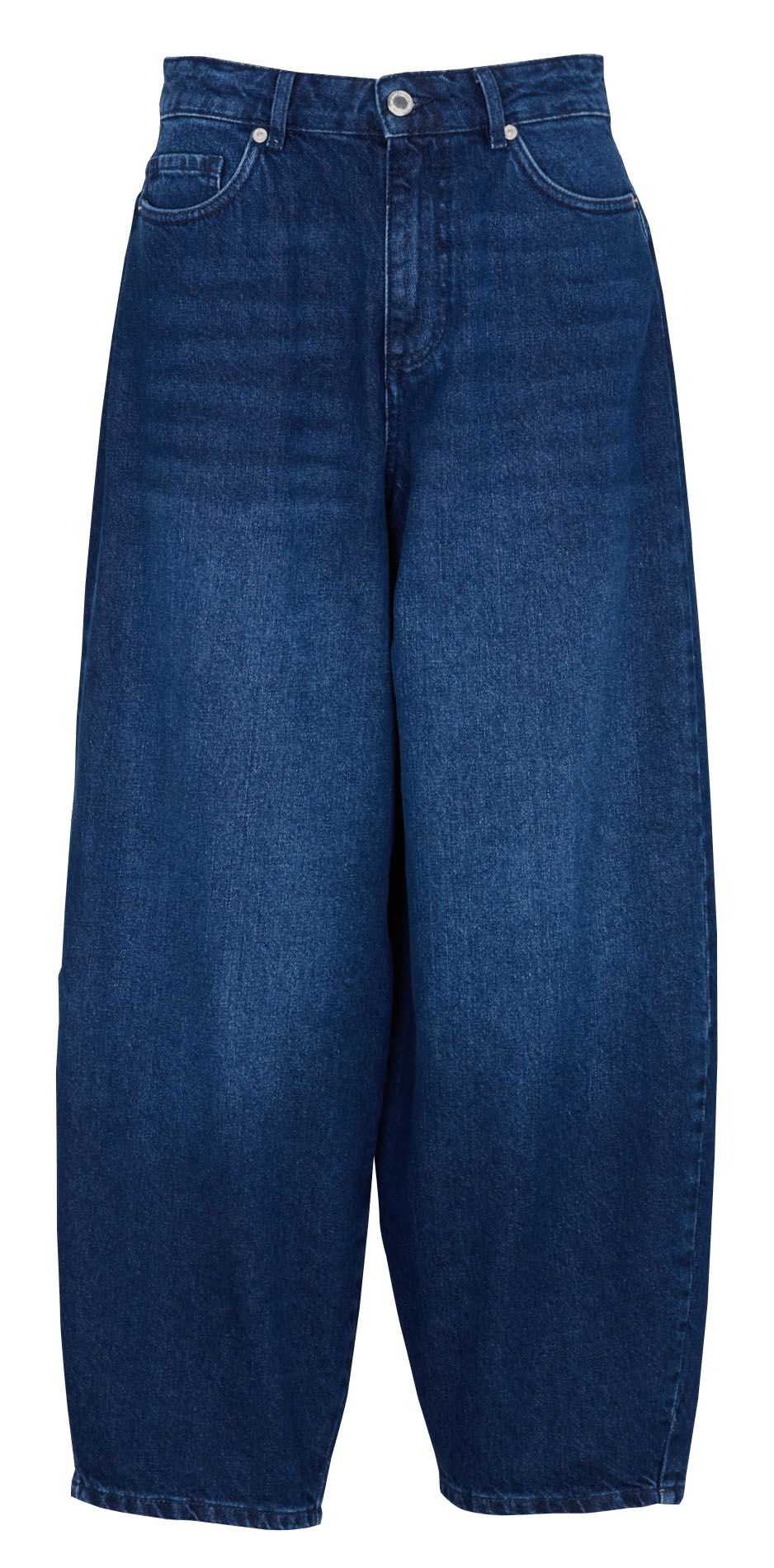 Jean barrel en coton IKKS Bleu