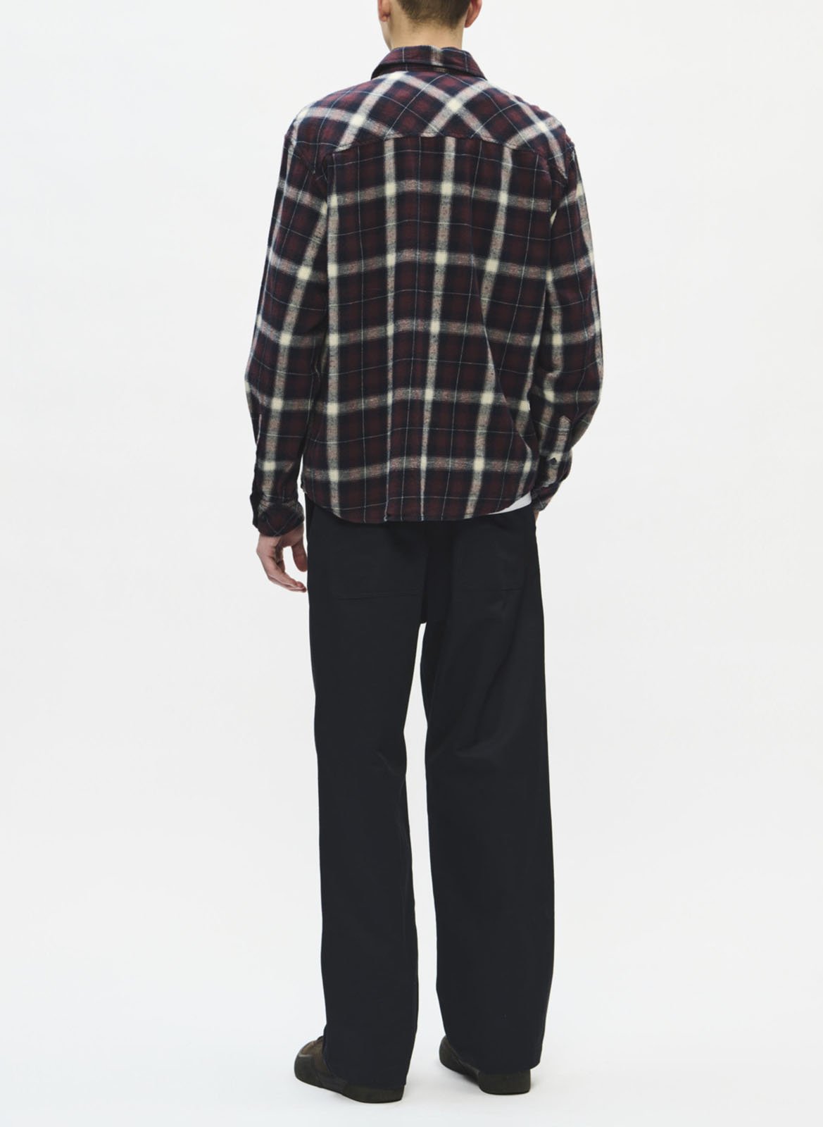 Straight organic cotton shirt WOOD WOOD Red
