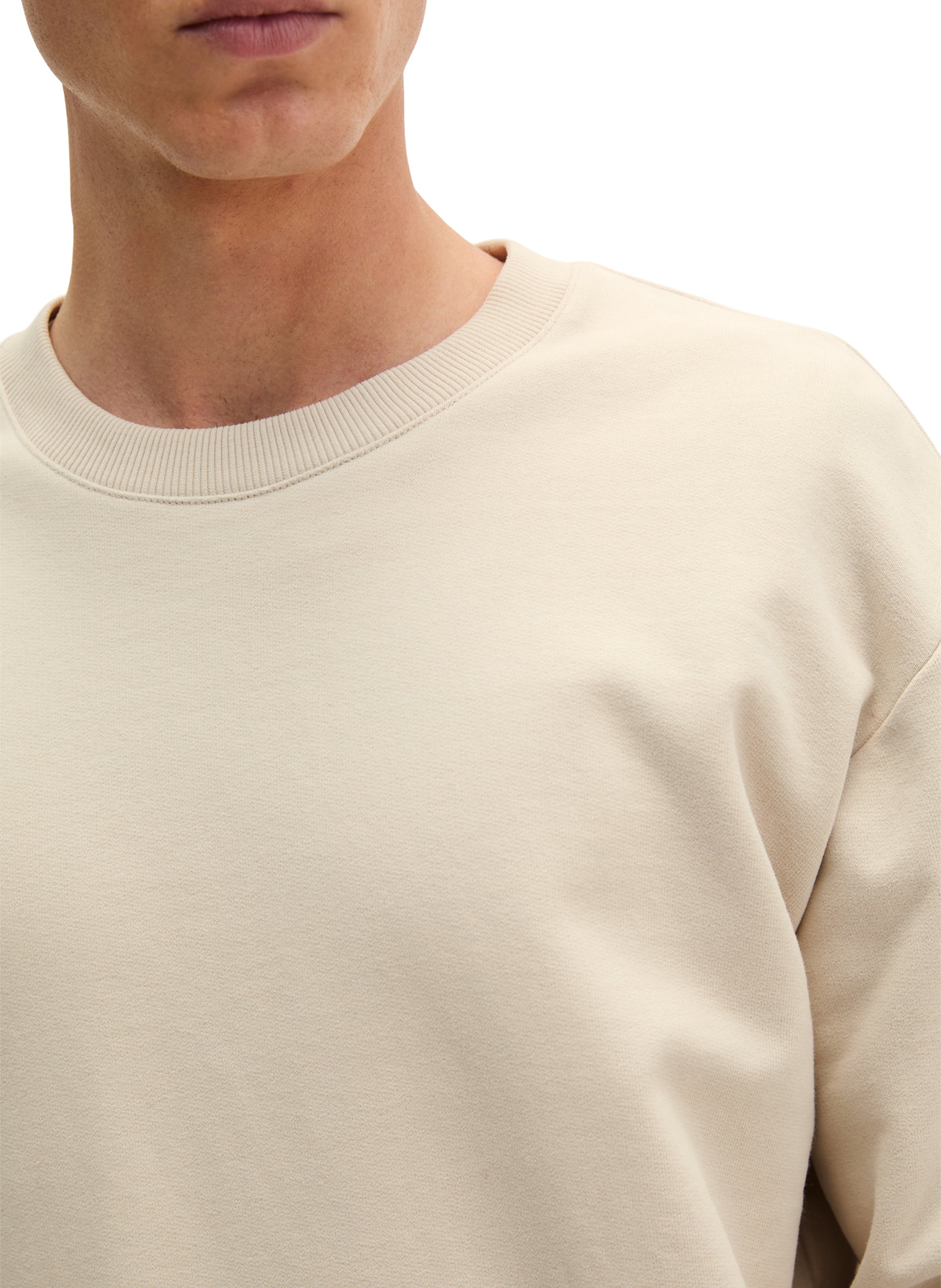 Round-neck cotton sweatshirt MARC O'POLO Grey