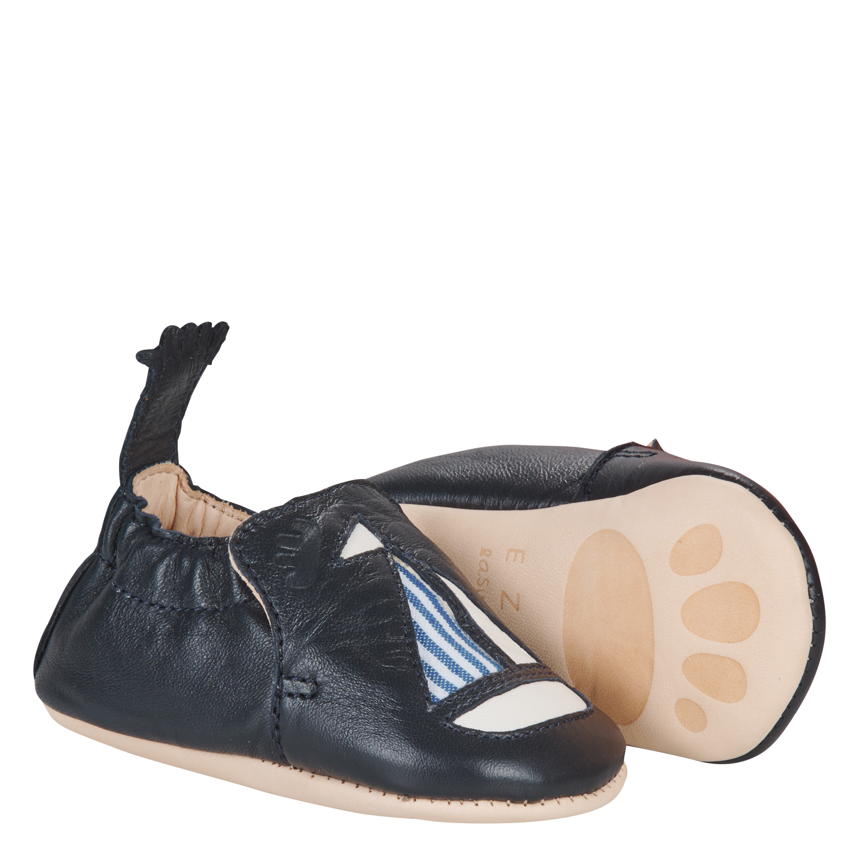 Chaussons en cuir EASY PEASY Bleu