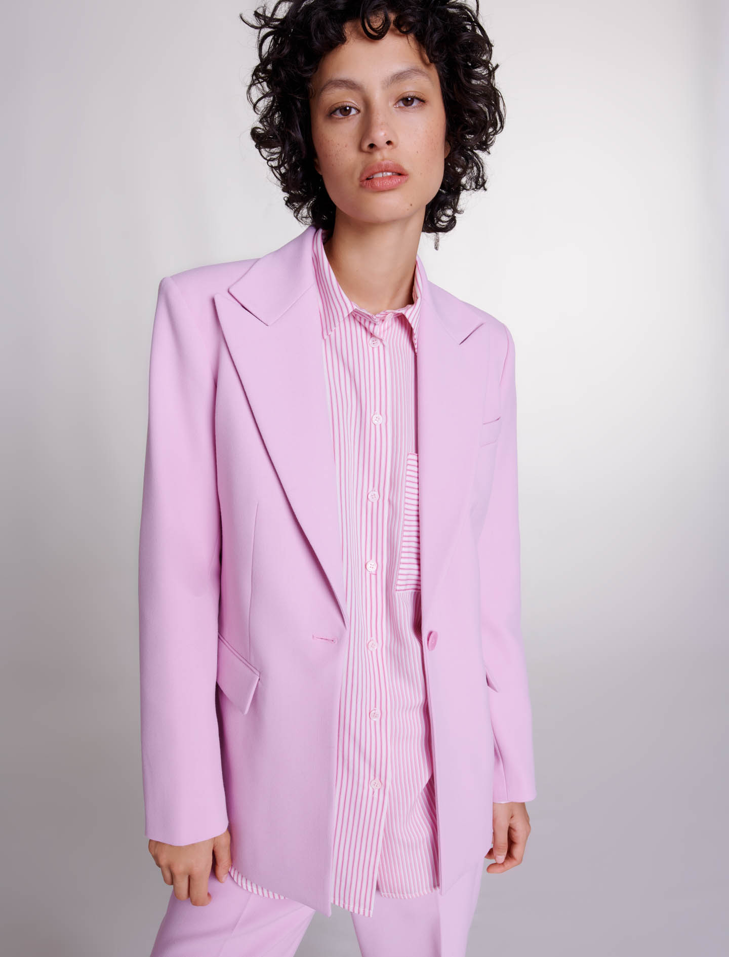 Blazer femme 2024 rose pale