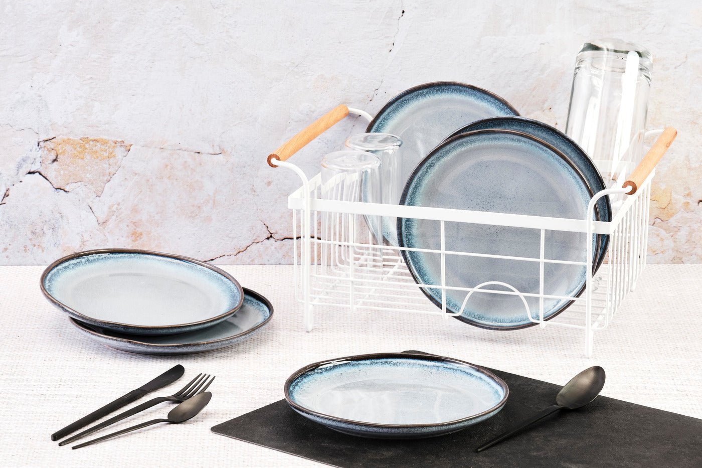 Genesis plate ø20.5cm - 6 pieces - sea BJORN Blue