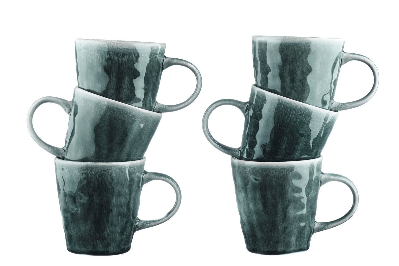 MOON - 6-piece mug set BJORN Blue