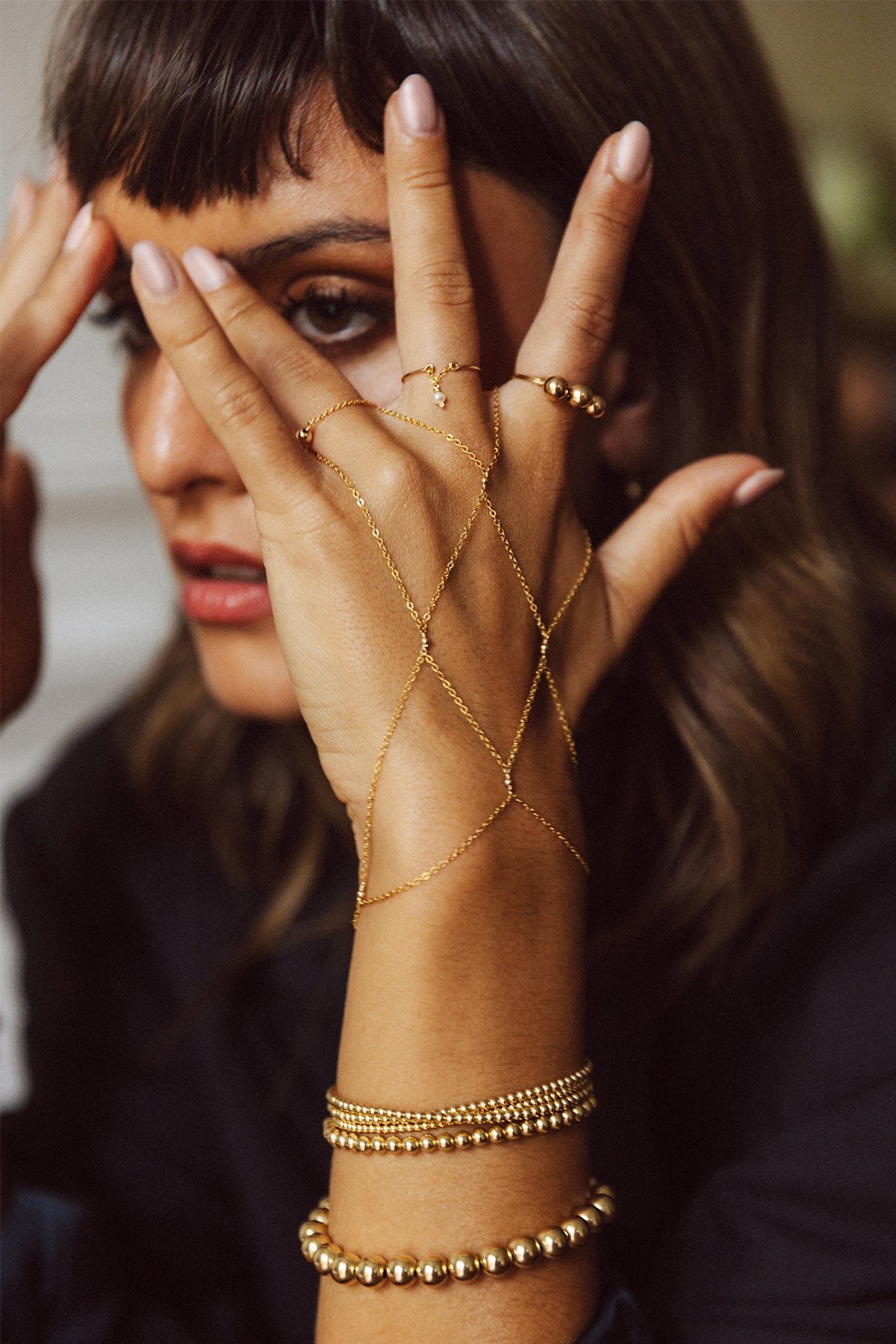 Astrea ring - gold cultured pearl YAY White