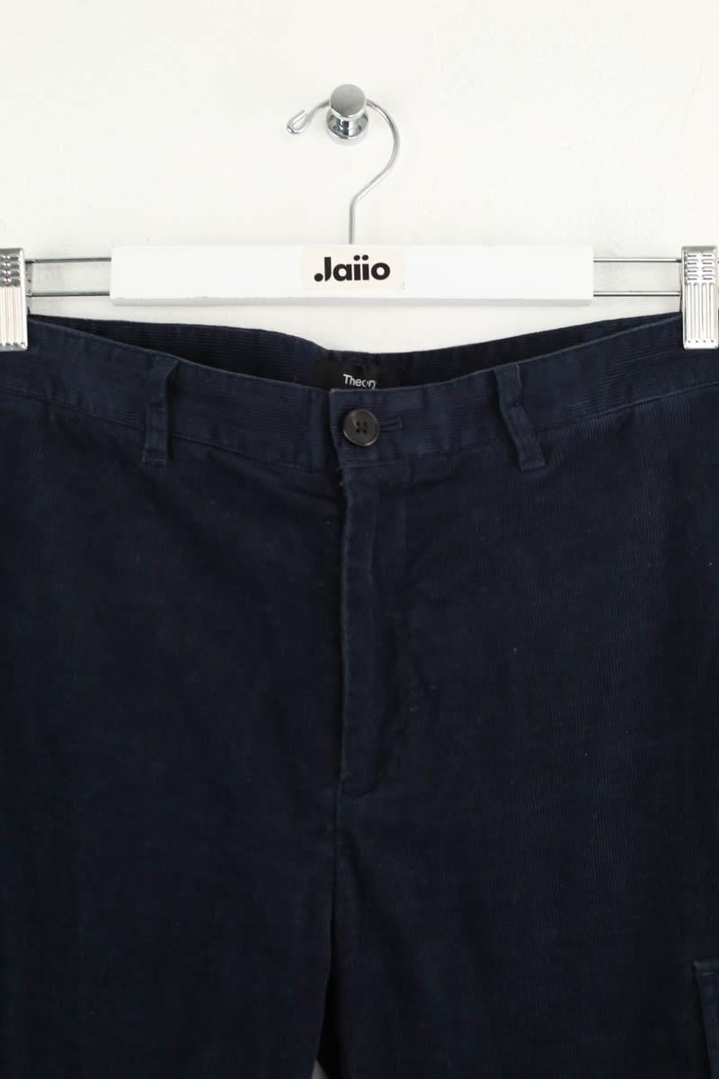 Cotton pants THEORY - Seconde Main Blue