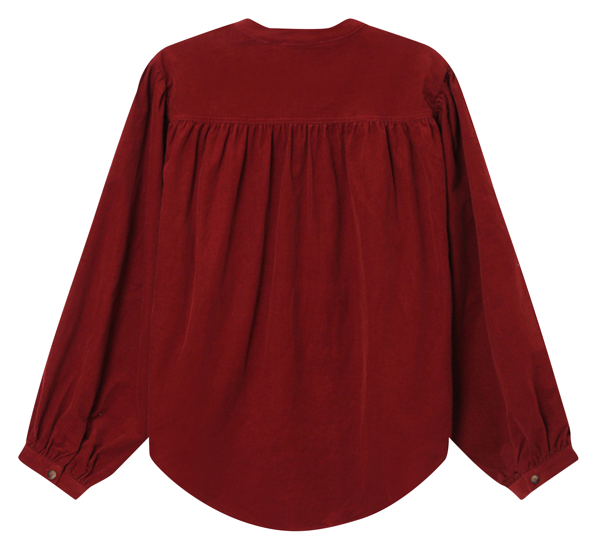Round-neck cotton blouse GRACE ET MILA Brown