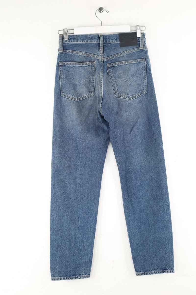 Cotton straight jeans LEVI'S - Seconde main Blue
