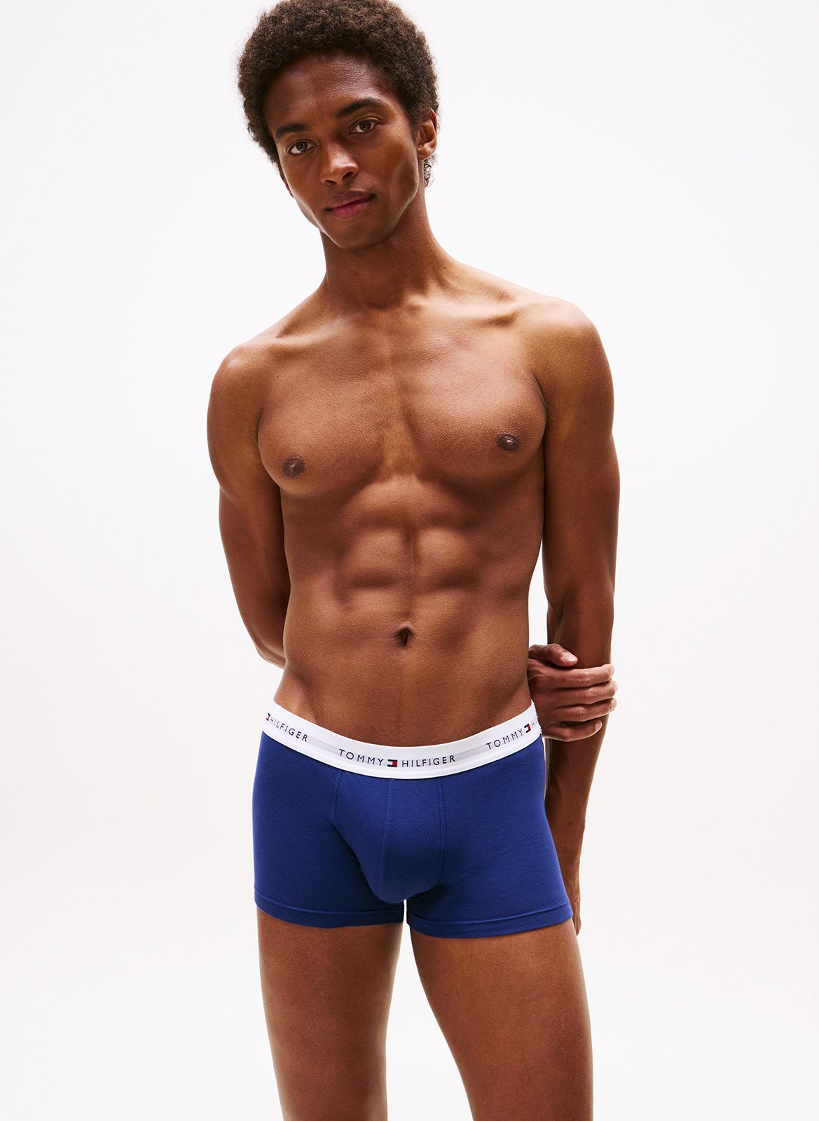 3er-Pack Boxershorts aus Baumwolle TOMMY HILFIGER Blau