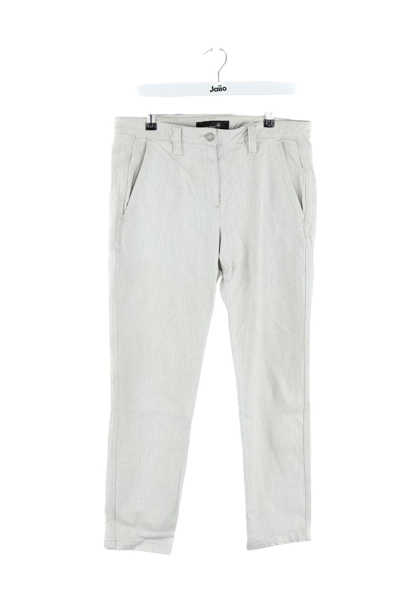 Cotton straight jeans ISABEL MARANT - Seconde Main Grey