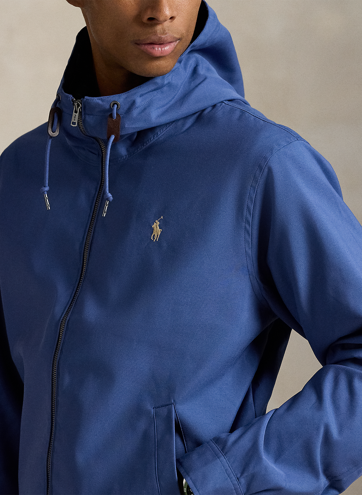 Blouson à capuche POLO RALPH LAUREN Bleu