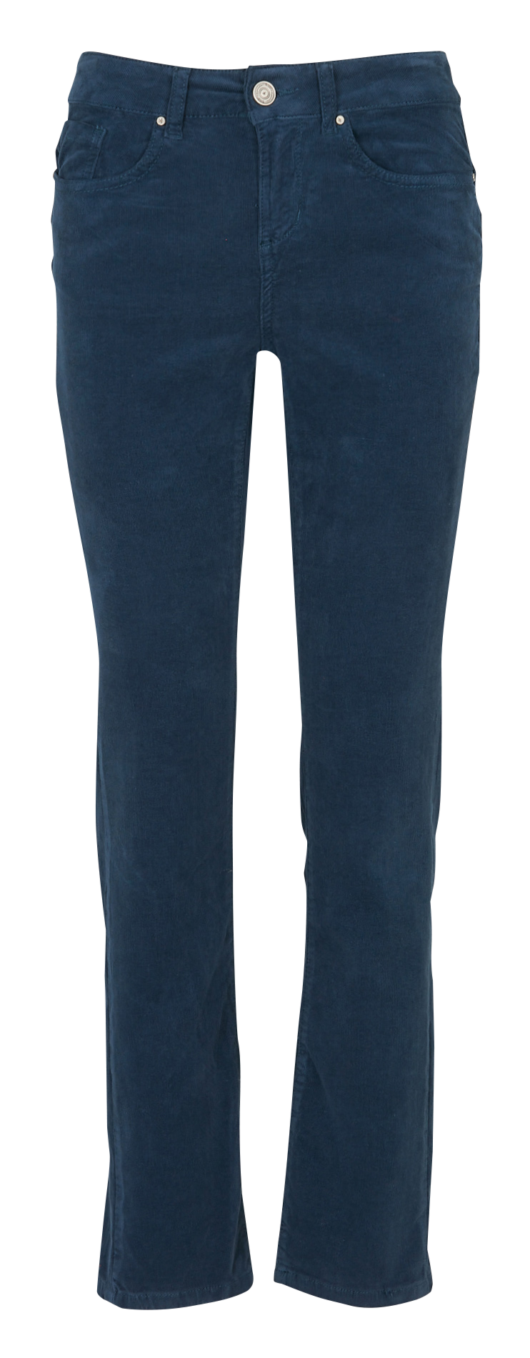 Pantalon slim velours en coton stretch SUD EXPRESS Bleu