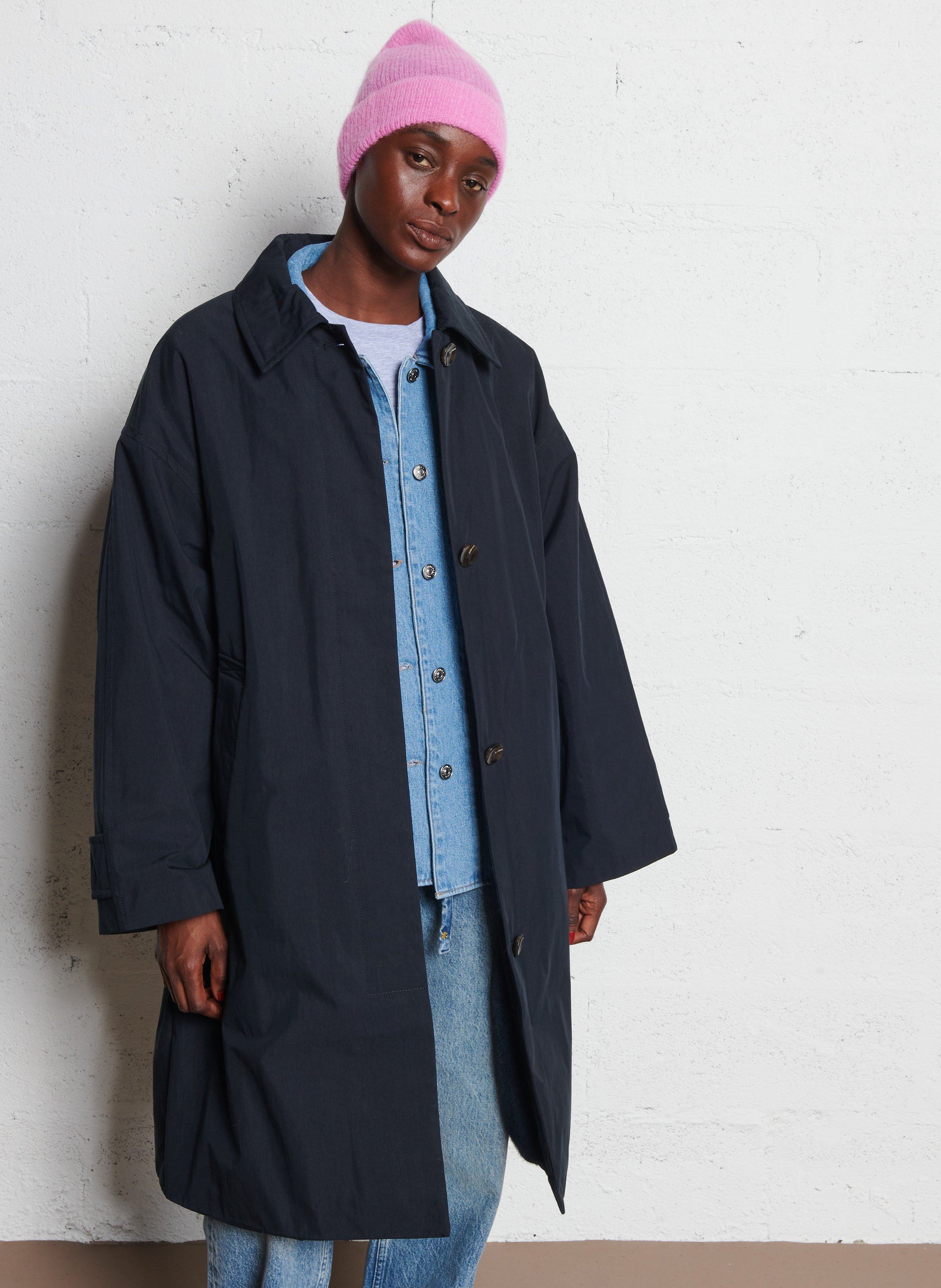 Oversized trenchcoat | katoenblend BELLEROSE