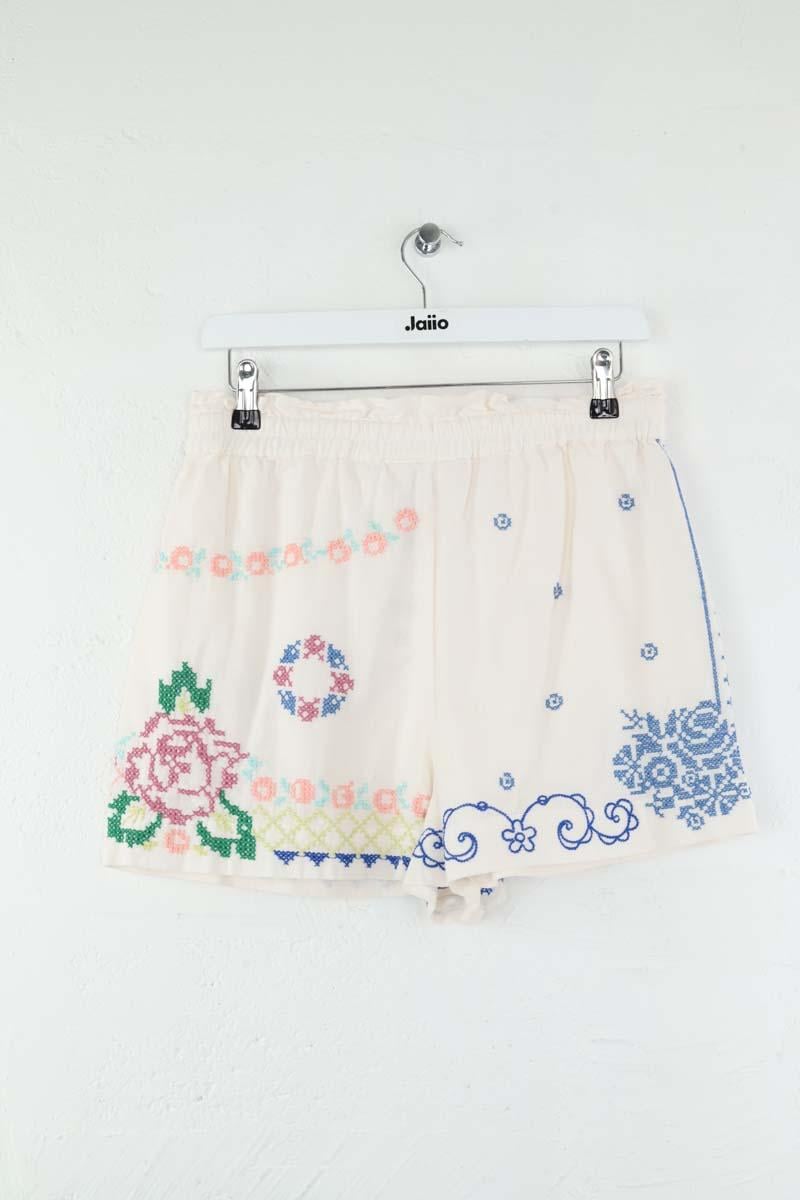 Cotton mini shorts SEZANE - Seconde main White